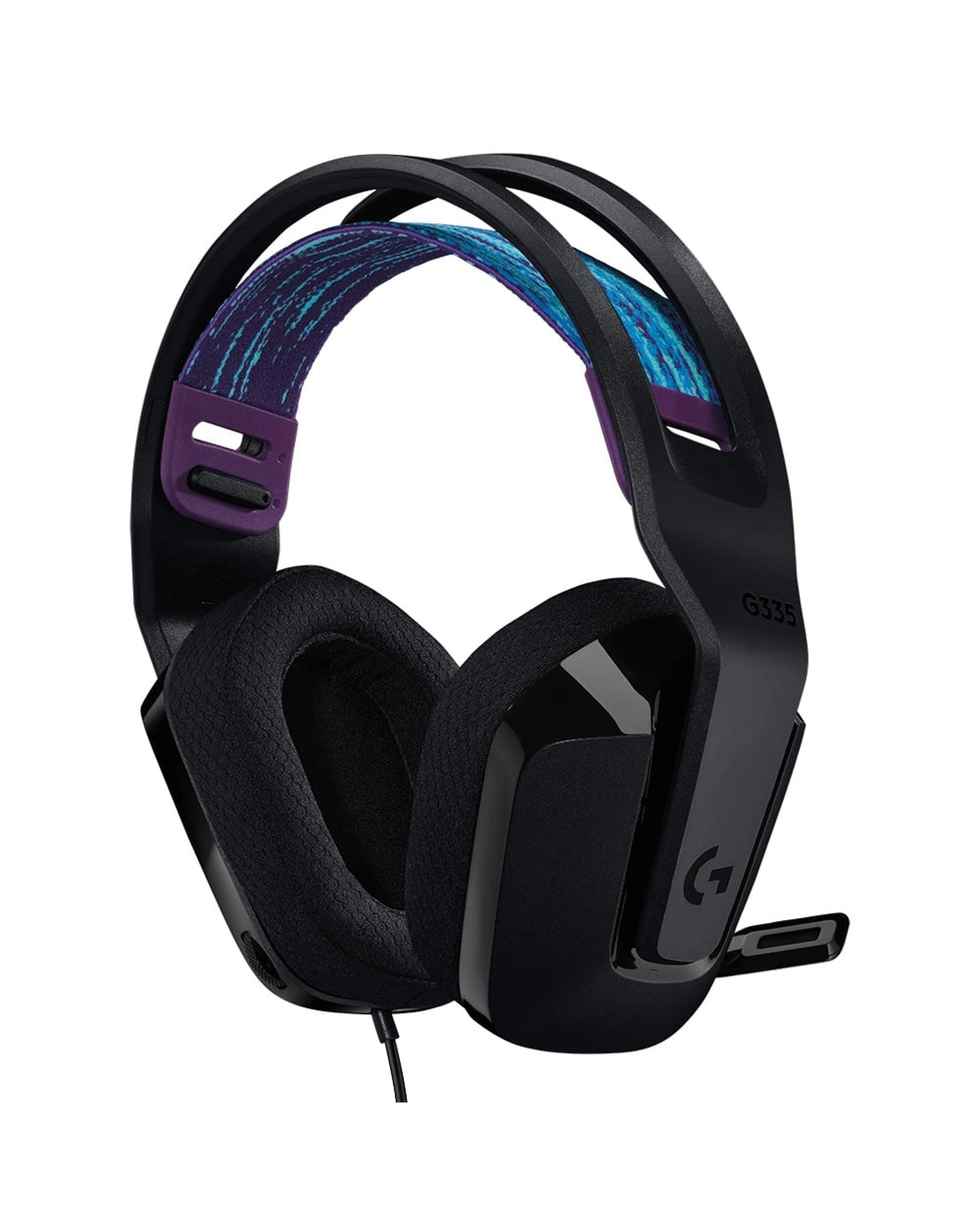 2 Logitech G335 Wired Gaming Headset - Black, 2 of 5