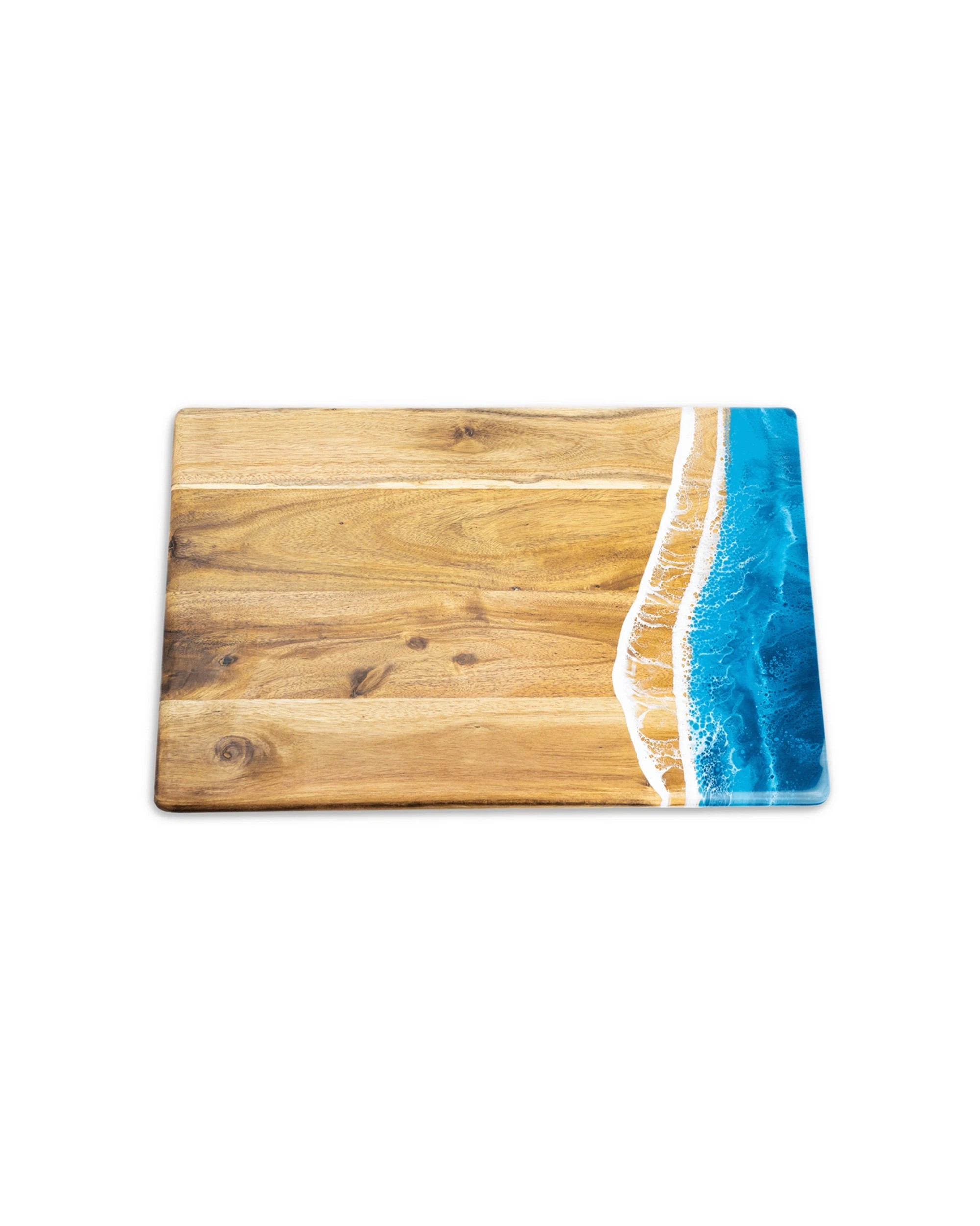 1 Lynn & Liana Acacia Wooden Bread Board Ocean Vibes 46x30x1.9cm - Multi, 1 of 1