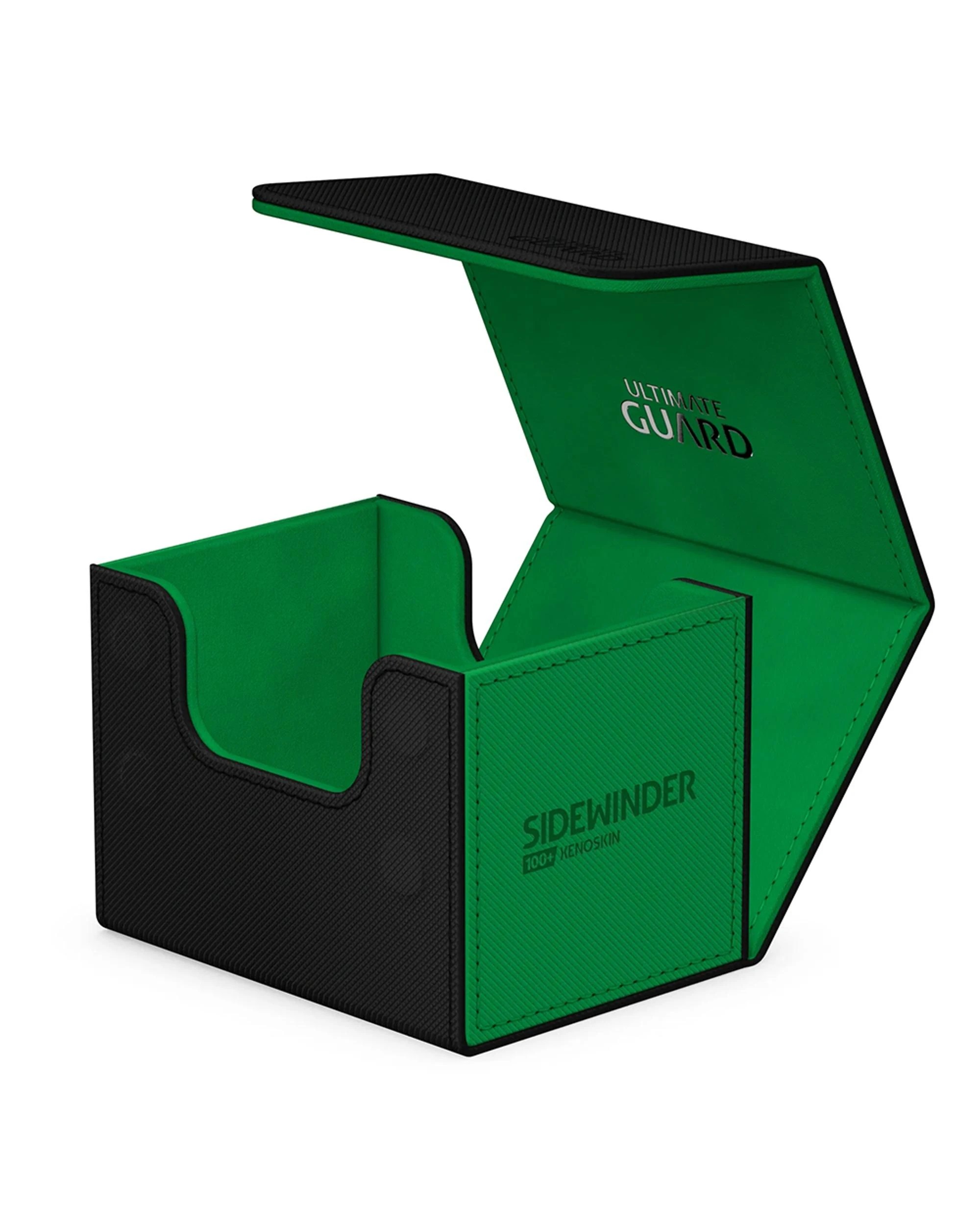 2 Ultimate Guard Sidewinder 100+ Synergy Deck Box - Black/Green - Multi, 2 of 6