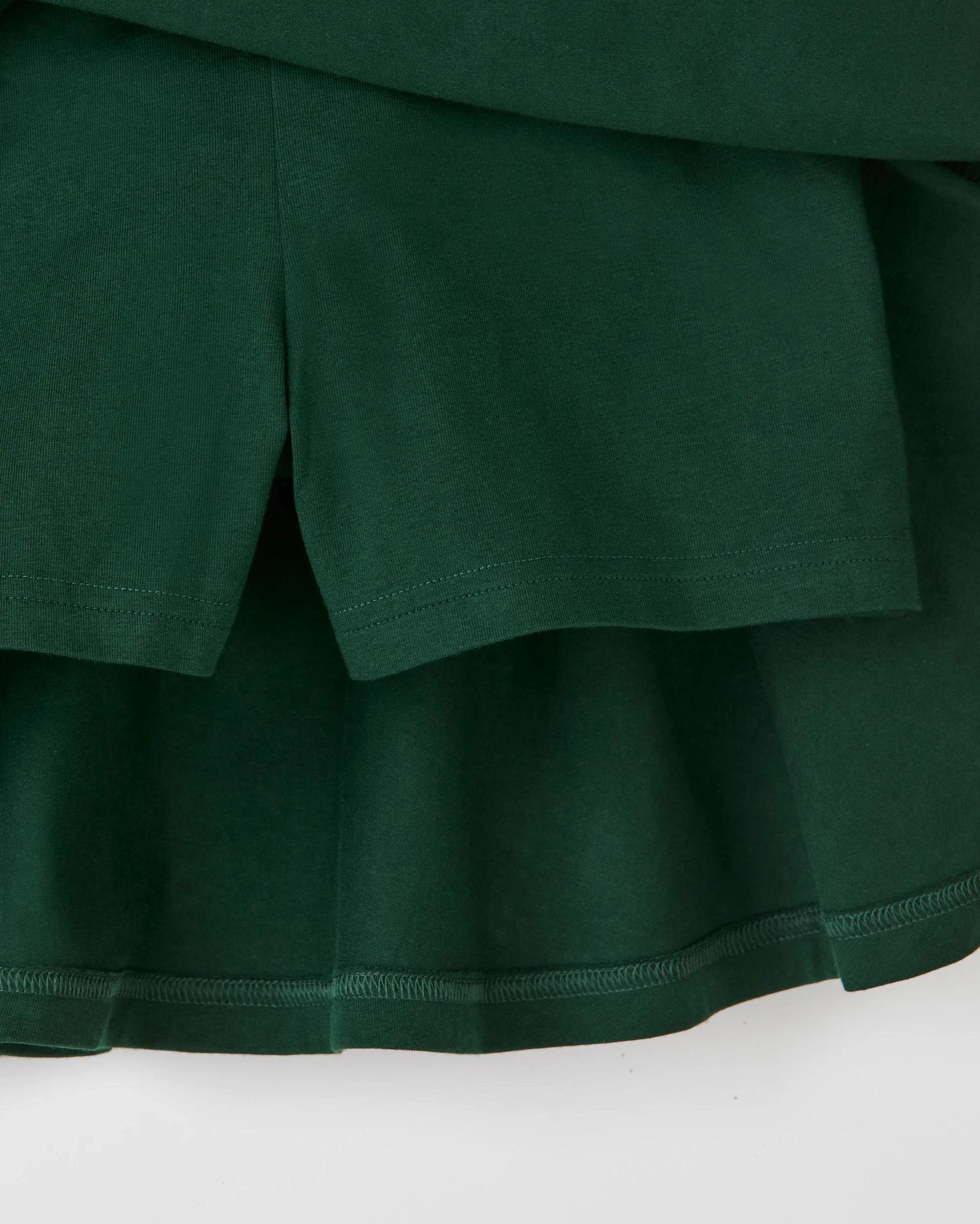 3 Target Kids Australian Cotton 2 Pack Knit Skort BOTTLE GREEN, 3 of 3