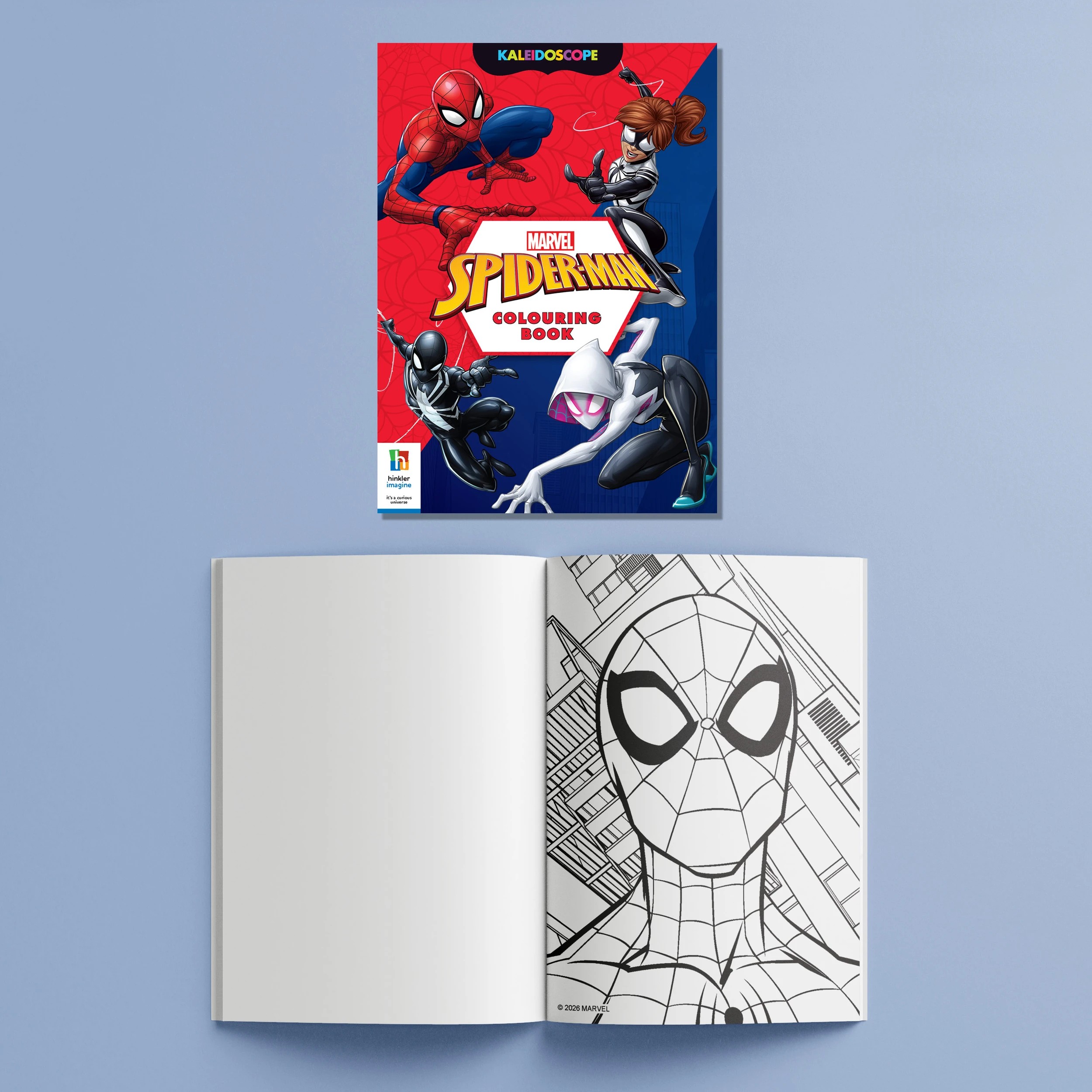 4 Kaleidoscope Marvel Spider-Man Colouring Carry Case - Book, 4 of 7