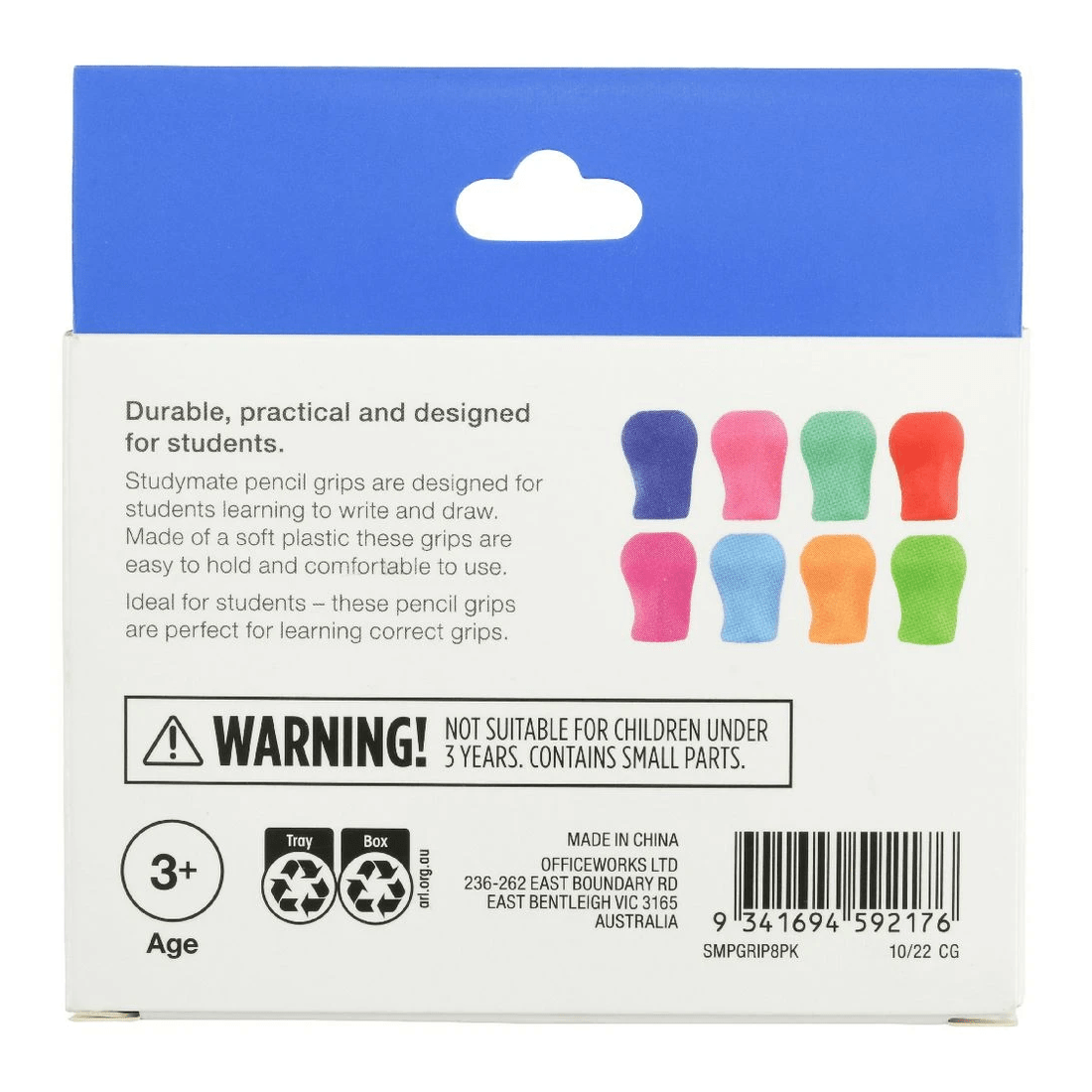 3 Studymate Pencil Grips 8 Pack, 3 of 3