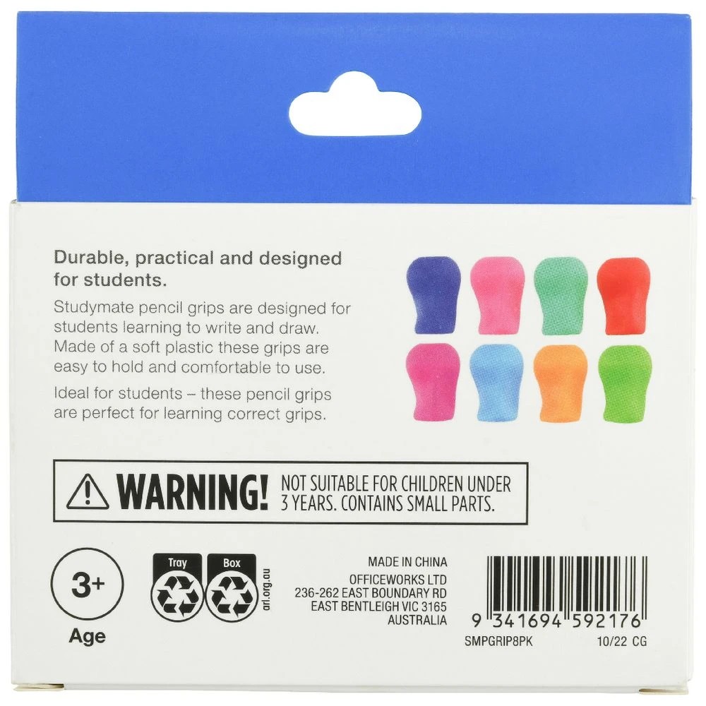 3 Studymate Pencil Grips 8 Pack, 3 of 3