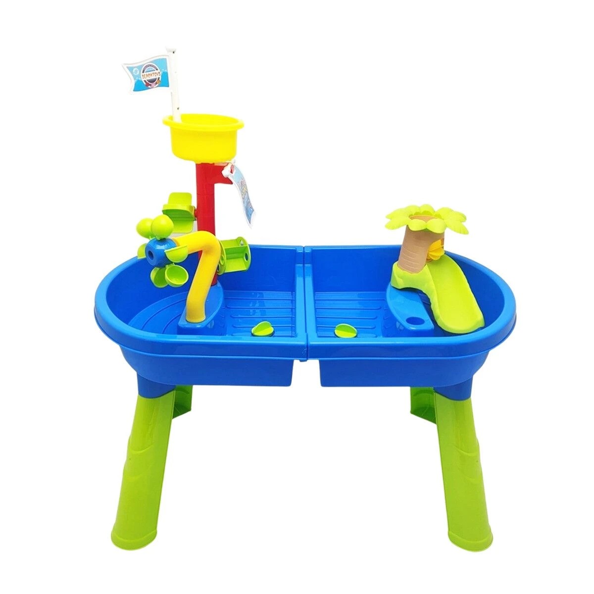 1 Ausway Kids Sand & Water Play Table Set Outdoor Sensory Activity Centre, 1 of 6