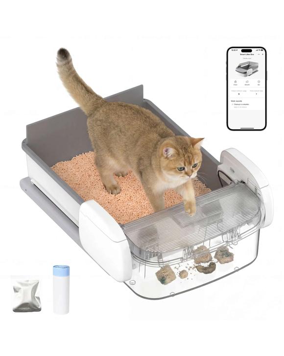 Advwin Automatic Cat Litter Box Self Cleaning