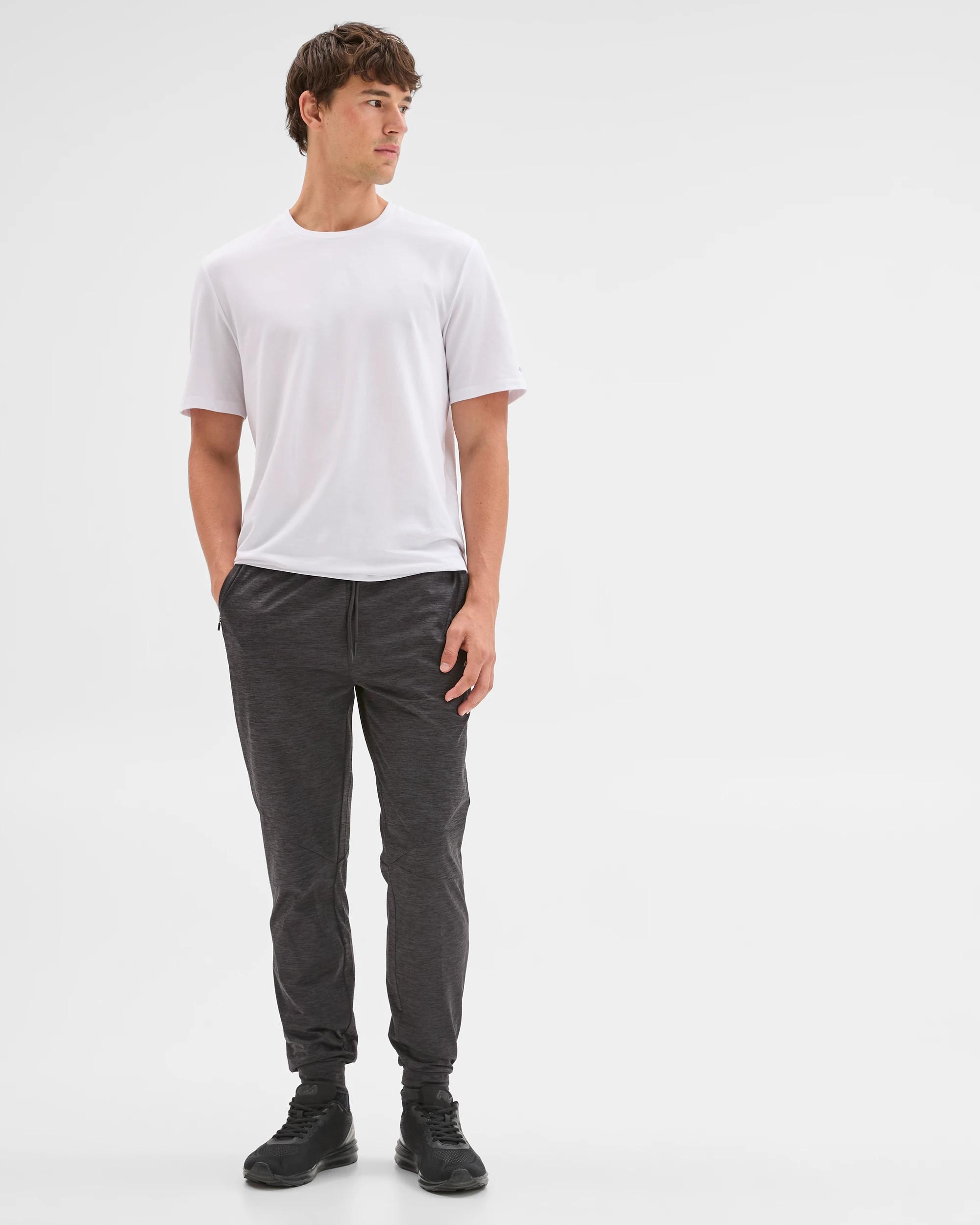 1 Target Active Panelled Trackpants BLACK, 1 of 5