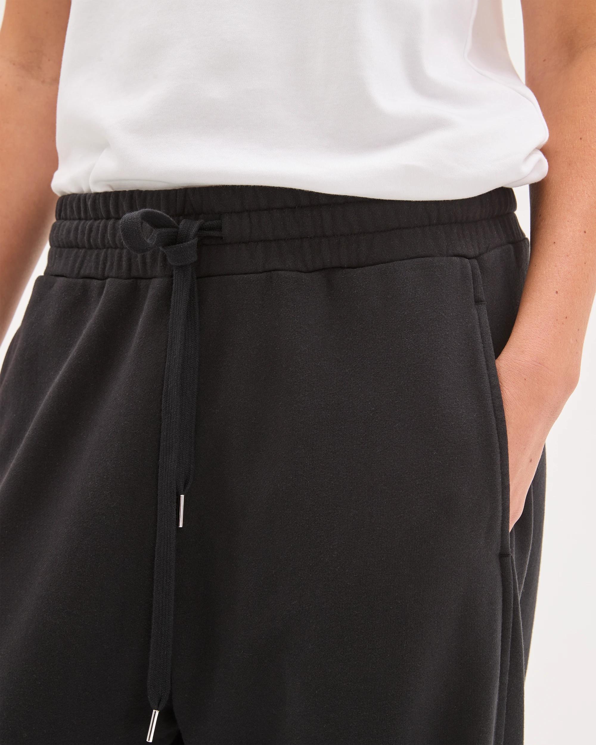 5 Target Woman Australian Cotton Barrel Leg Jogger Pants WASHED BLACK, 5 of 6
