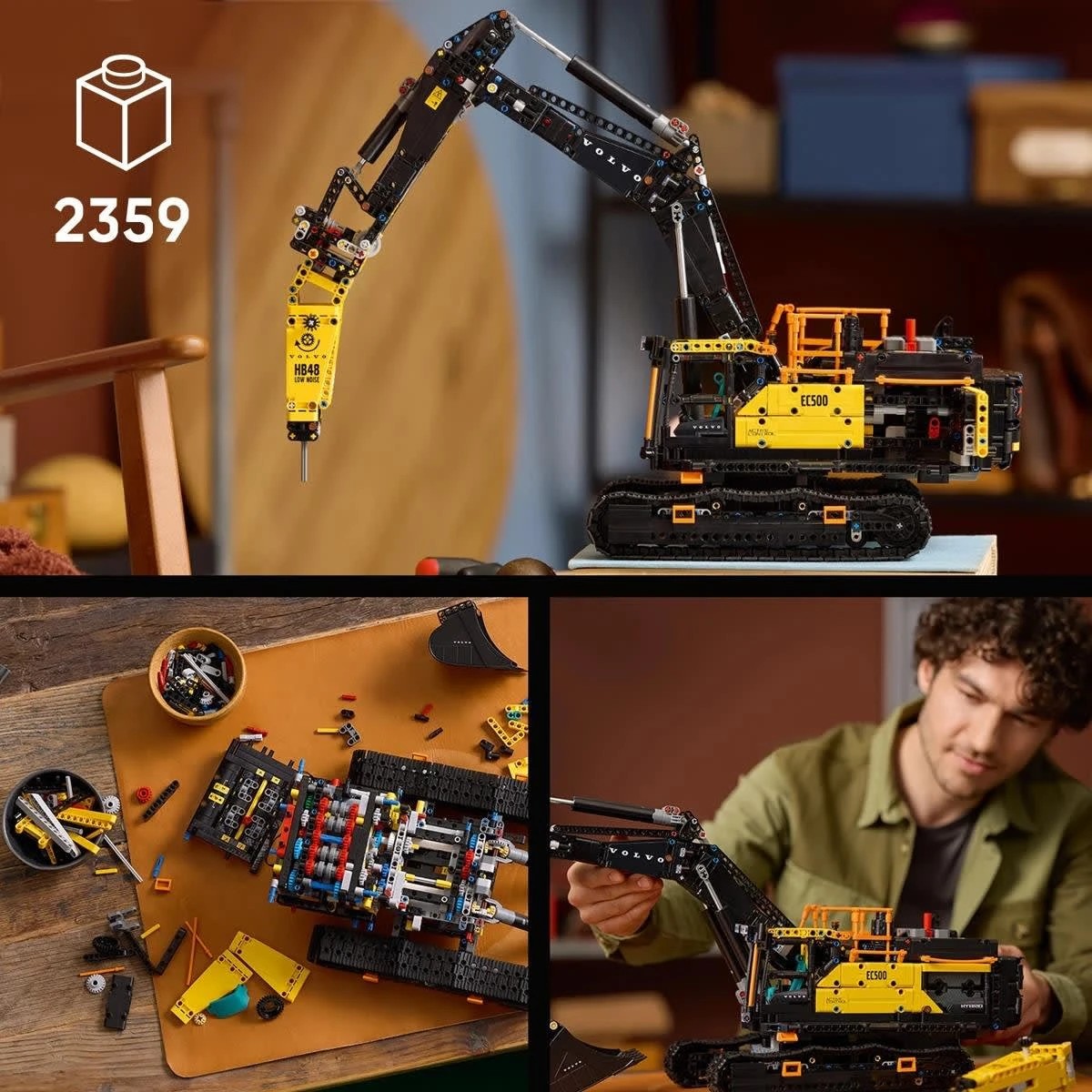 9 LEGO Technic Volvo EC500 Hybrid Excavator 42215, 9 of 10