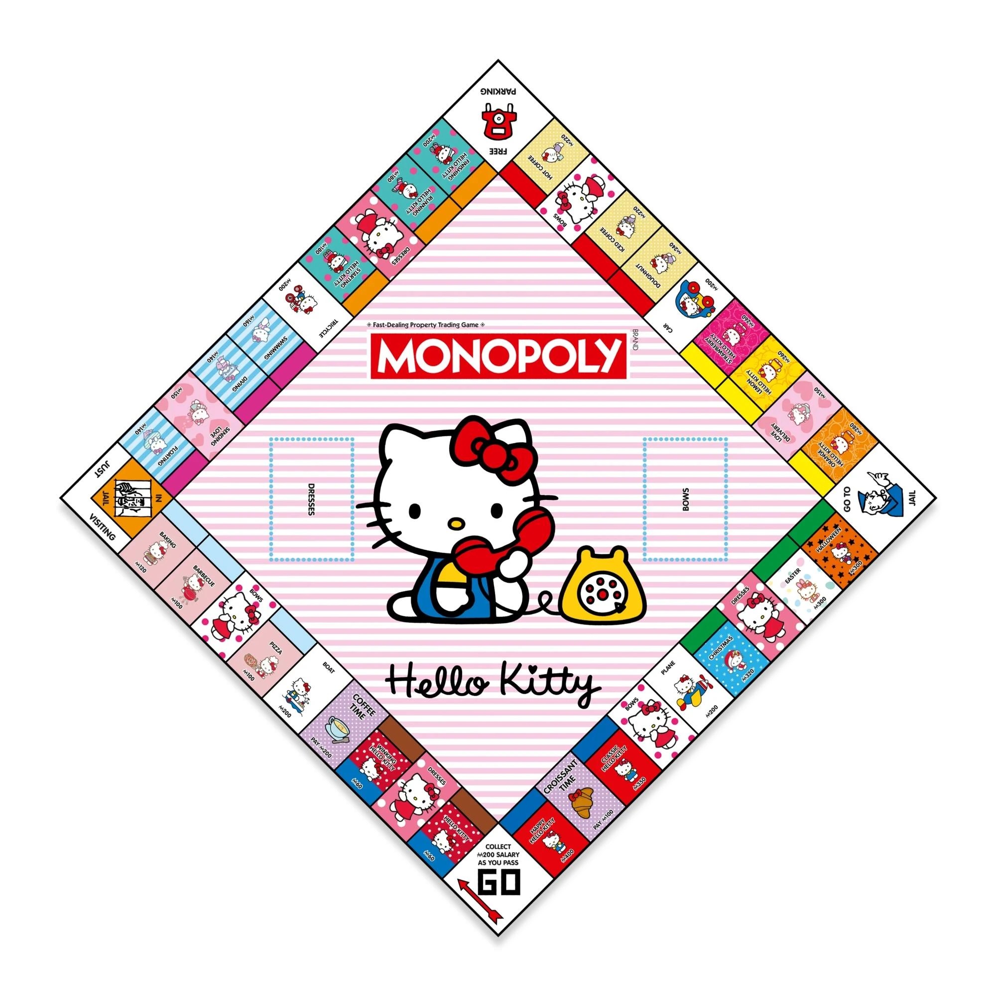 3 Hello Kitty Monopoly
 - Pink, 3 of 7