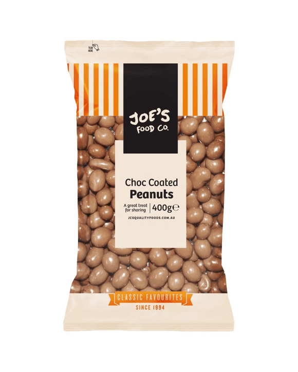 JC's Choc Peanuts 400g