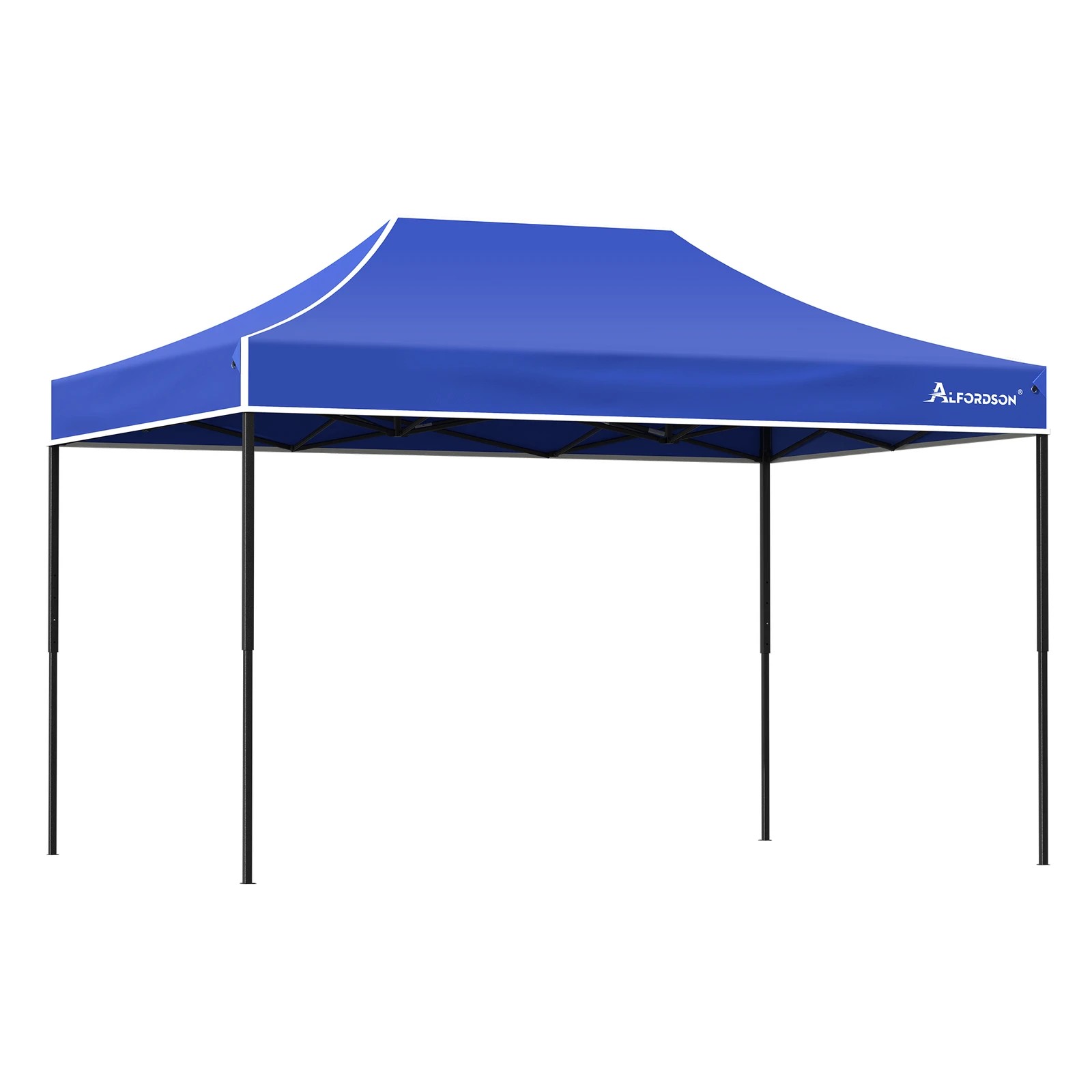 1 Alfordson Gazebo 4.5x3m Pop Up Marquee 600D Oxford Folding Outdoor Tent - Blue, 1 of 10