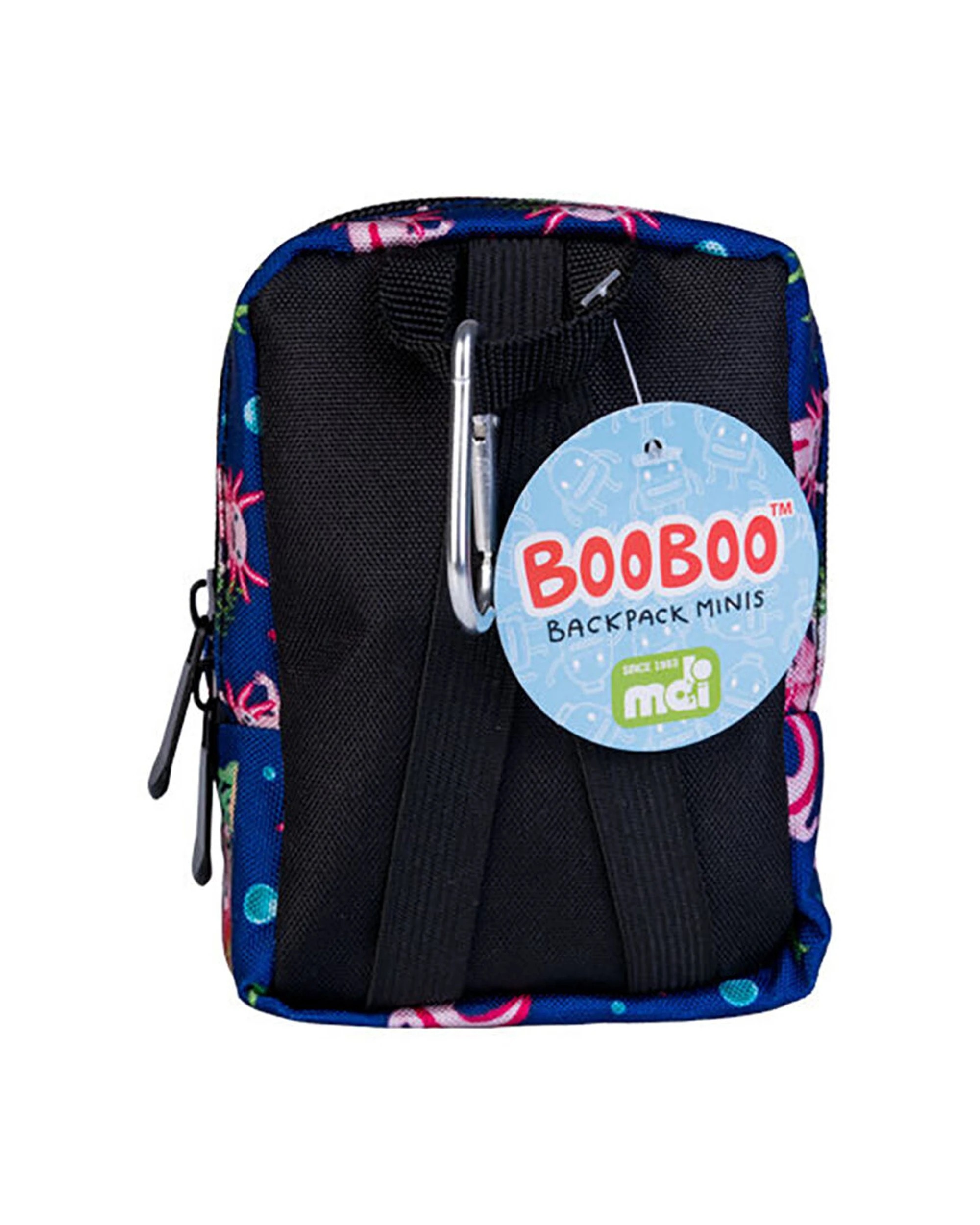 2 MDI BooBoo Kid's Backpack Mini's Axolotl Mini Bag 11x15cm 3y+ - Blue, 2 of 4