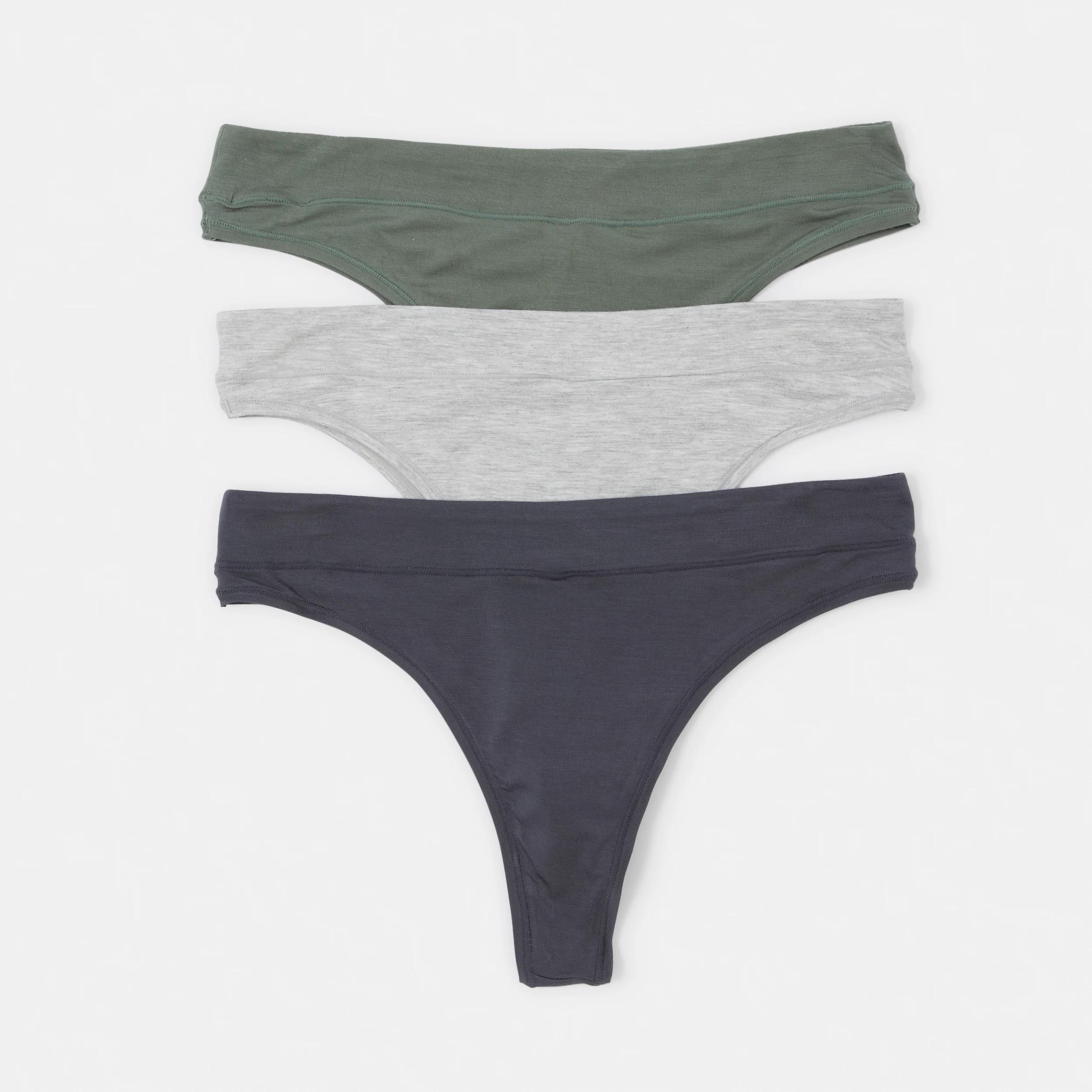 2 3 Pack Bamboo Blend Cheeky Bikini Briefs Sg Sm Sn, 2 of 8