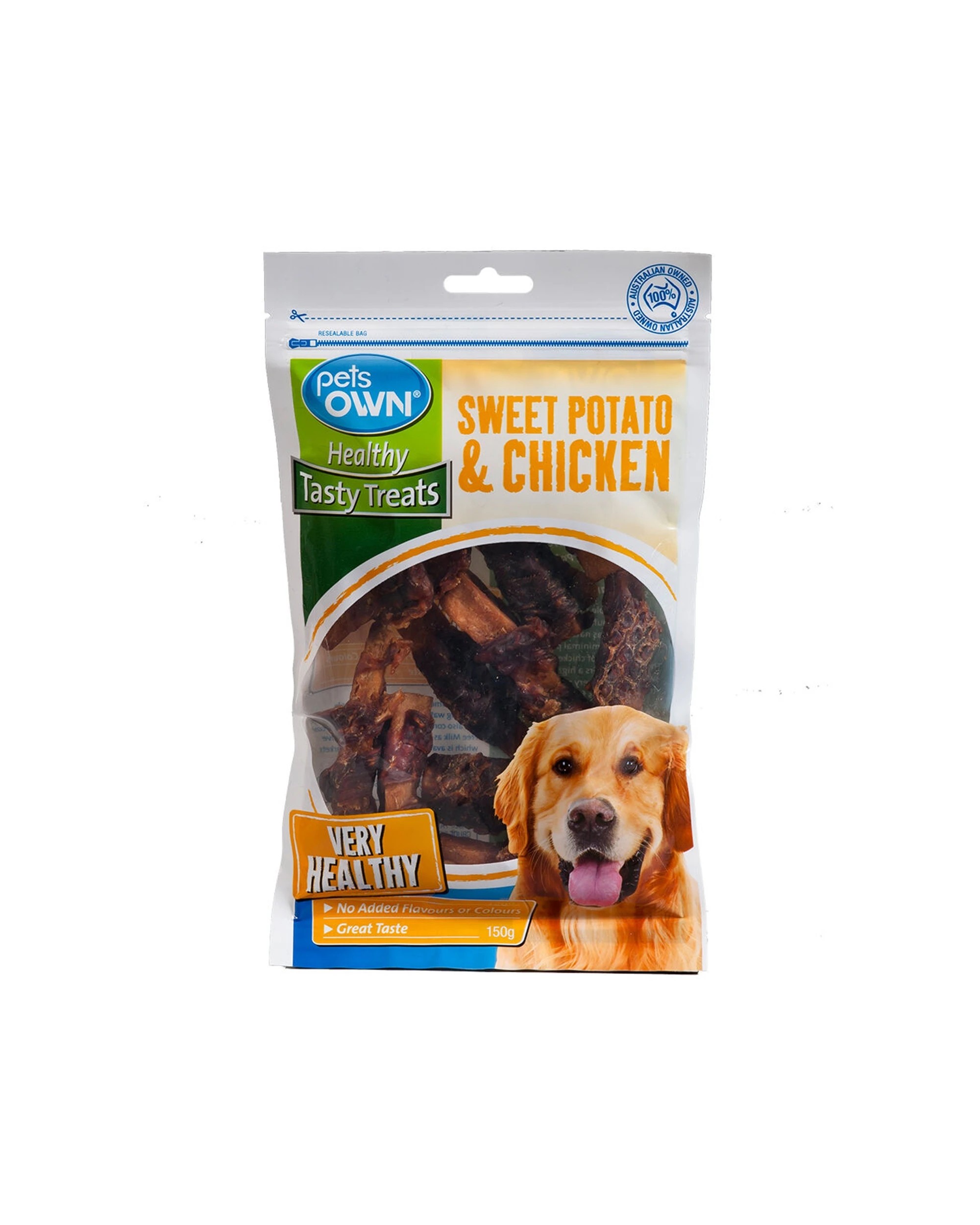 3 Pets Own Sweet Potato And Chicken Healthy Tasty Dog Treats 4 Pack 150g - Brown, 3 of 3
