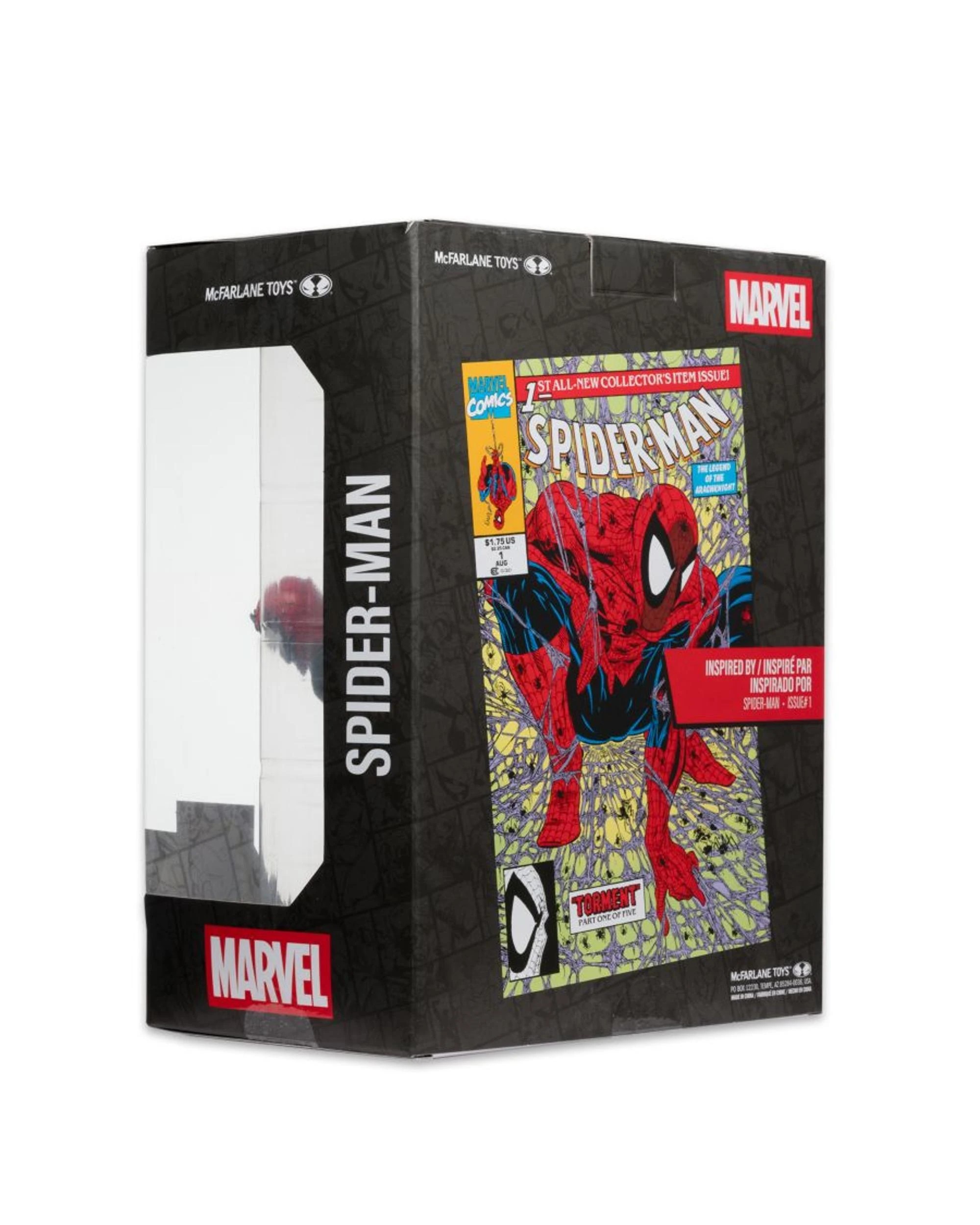 8 McFarlane Toys Marvel Collection Spider-Man #1 Spider-Man 1:6 Scale Figure, 8 of 8