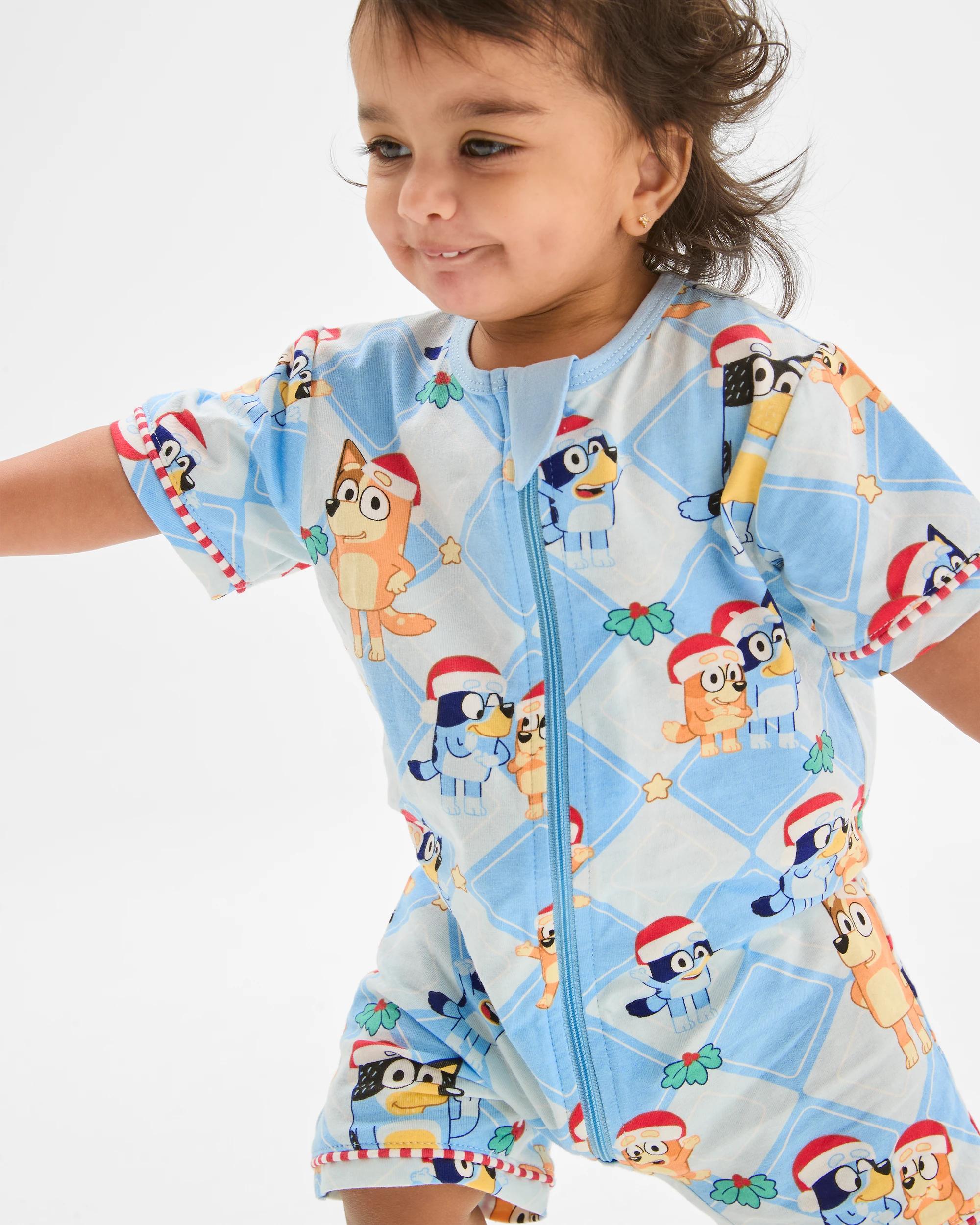 3 Family Matching Christmas Australian Cotton Baby Romper - Bluey BLUEY BLUE, 3 of 7