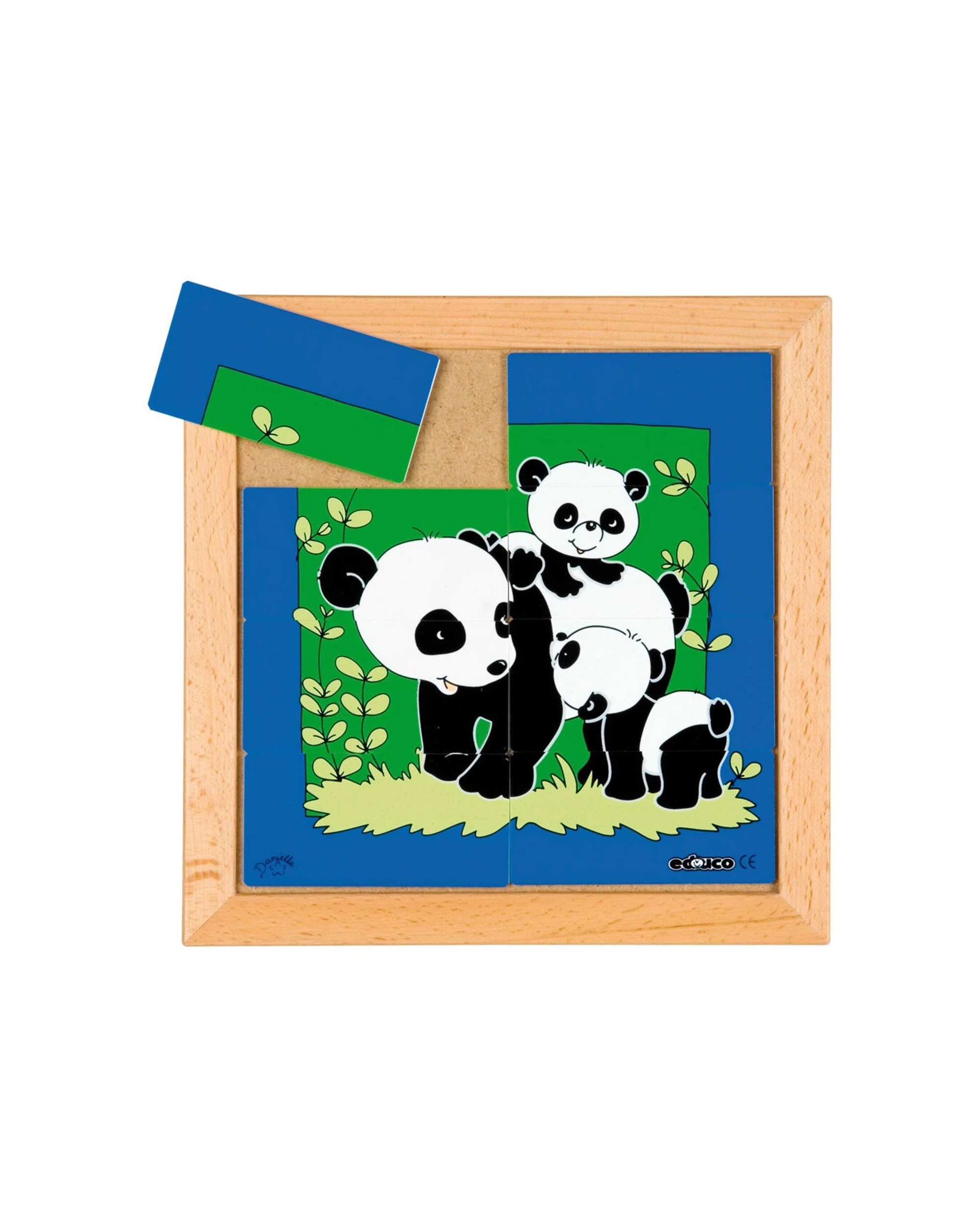 2 EDUCO Mother And Child - Panda Puzzle Educational Puzzle 8pc 24 X 24 Cm - Multi, 2 of 3
