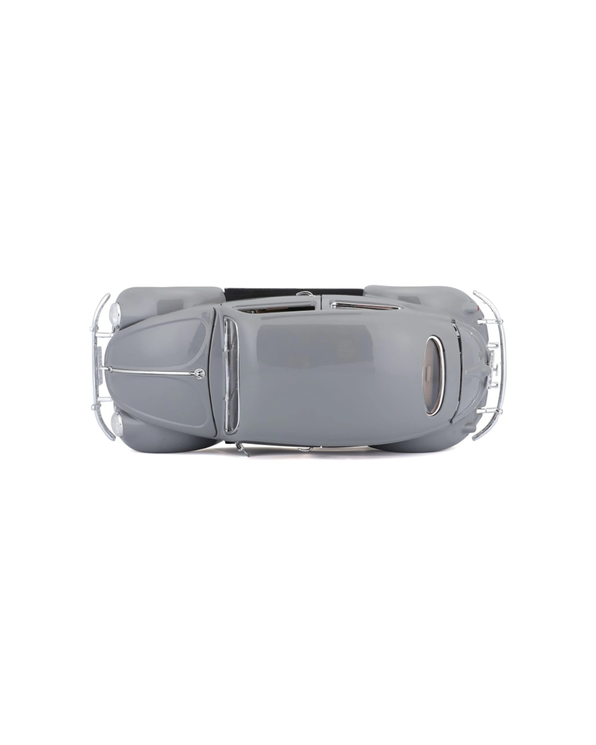 4 Bburago 1955 Volkswagen Beetle Model Car Collectible Replica Toy - Grey, 4 of 7