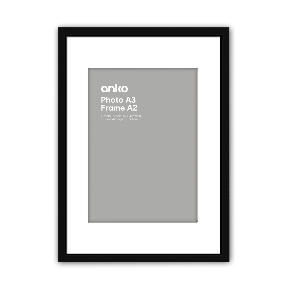 1 A2 Box Mat A3 Frame Black, 1 of 2