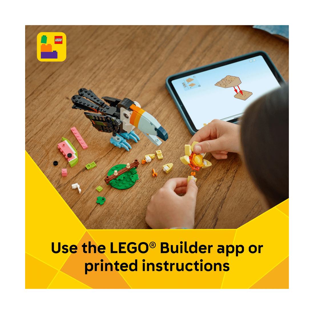 7 LEGO Creator Wild Animals: Tropical Toucan 31173, 7 of 10