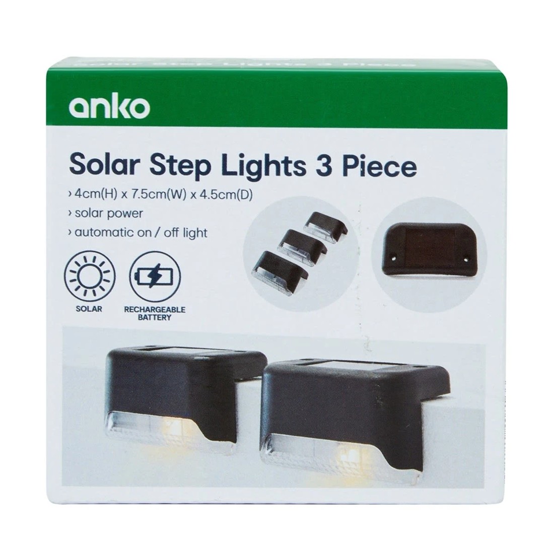 9 3 Piece Solar Step Lights, 9 of 9