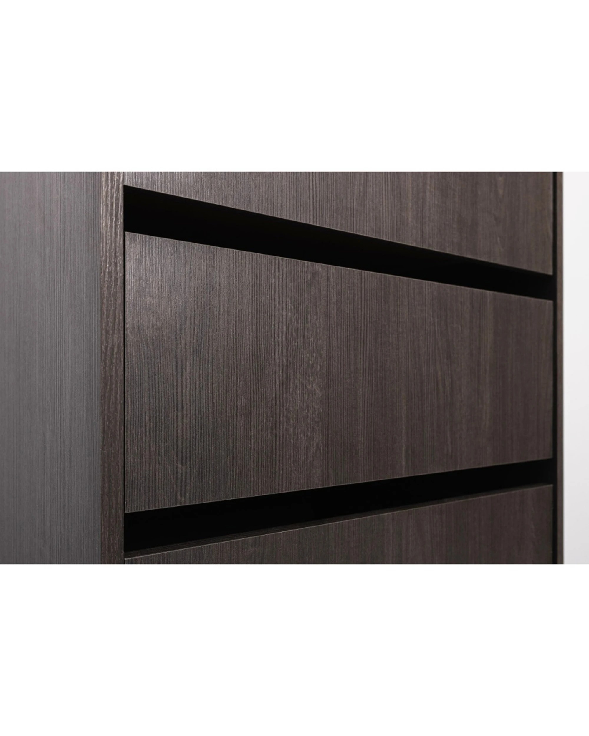 4 European Cabinetry Malmo Walk In Wardrobe 4 Drawer 3 Shelf Module Classic Nordic Ash - Brown, 4 of 5