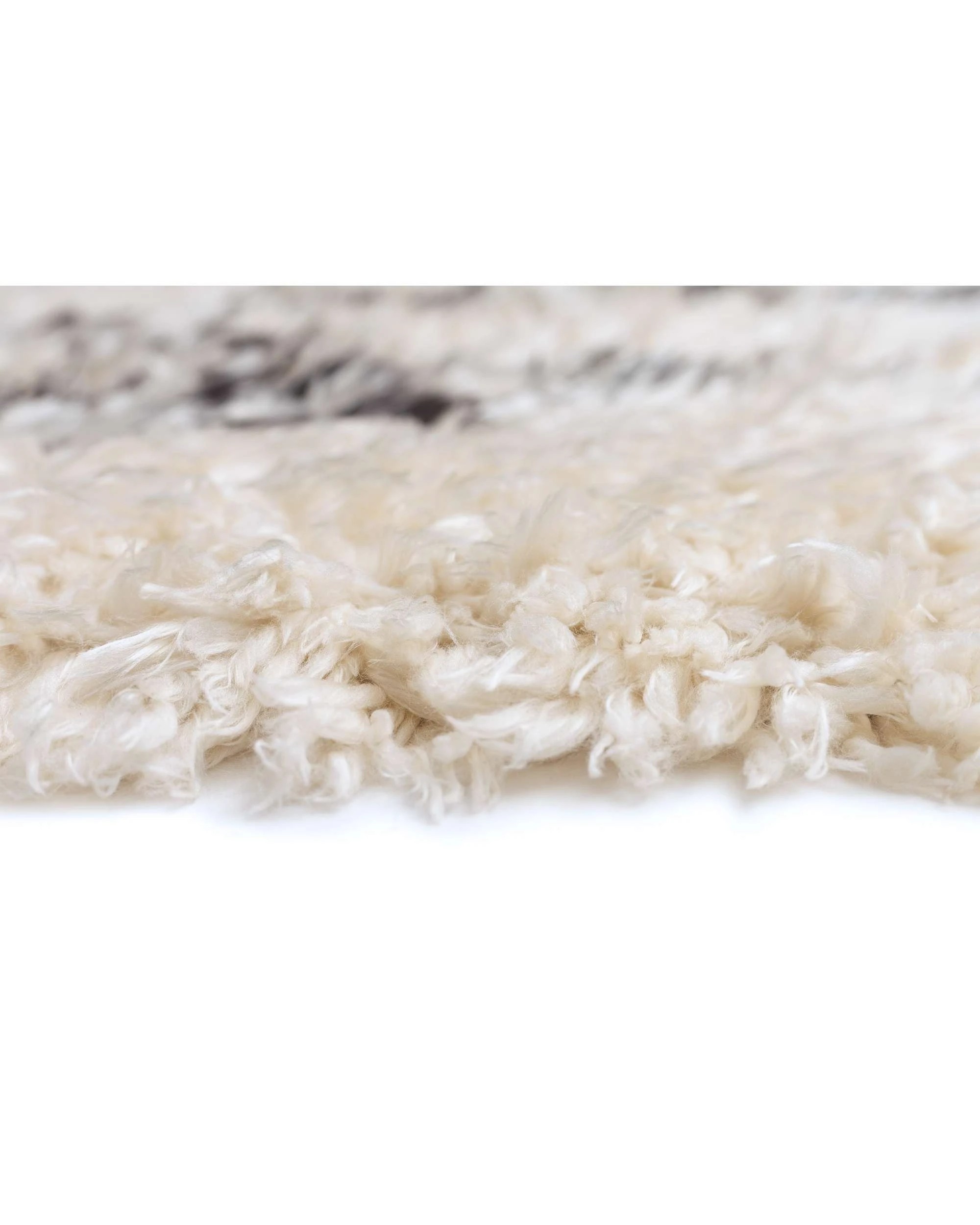 8 Loopsie Bao Striped Shag Rug-370cm x 280cm - White, 8 of 8