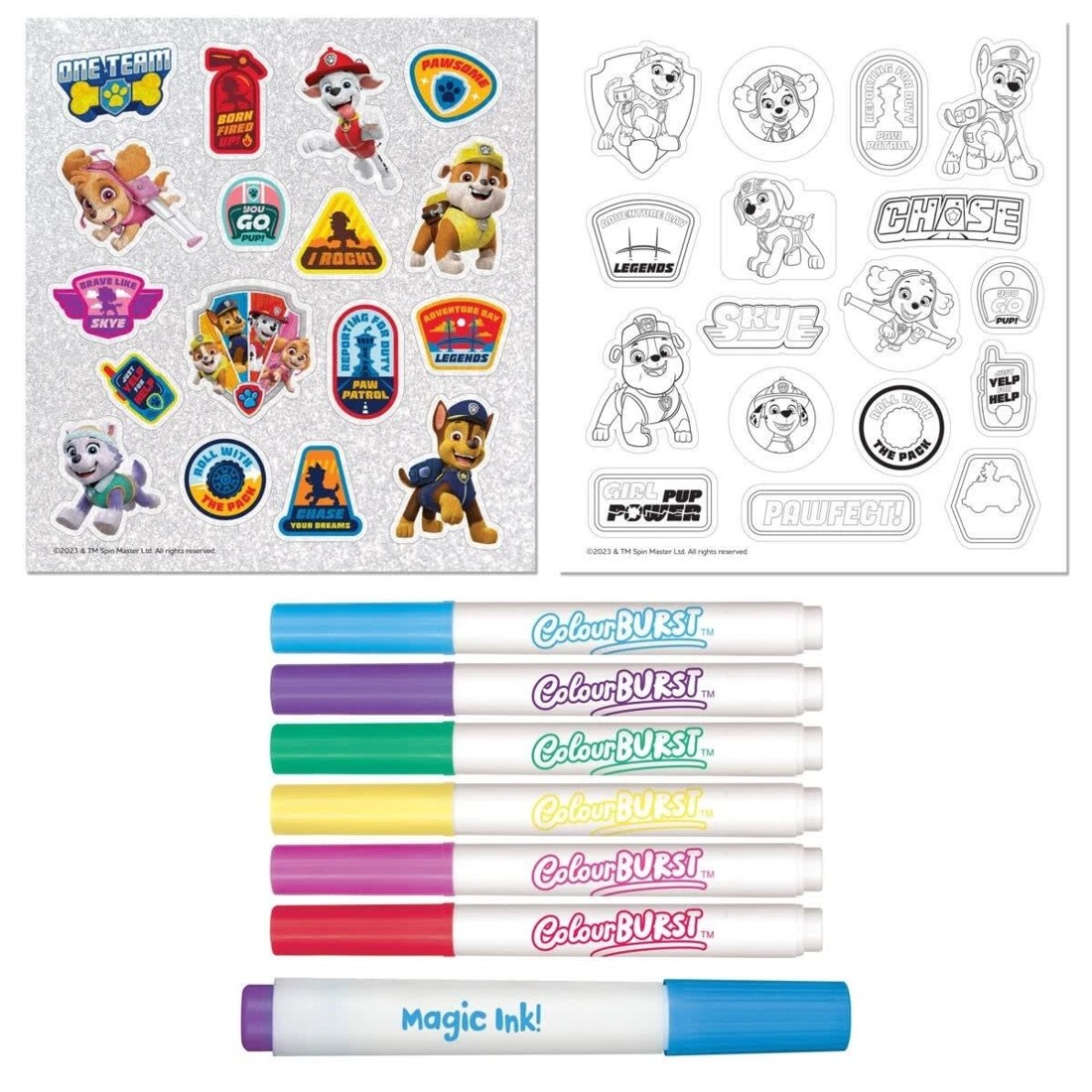 2 INKredibles Nickelodeon PAW Patrol ColourBurst Mess-Free Activity Kit - Book, 2 of 8