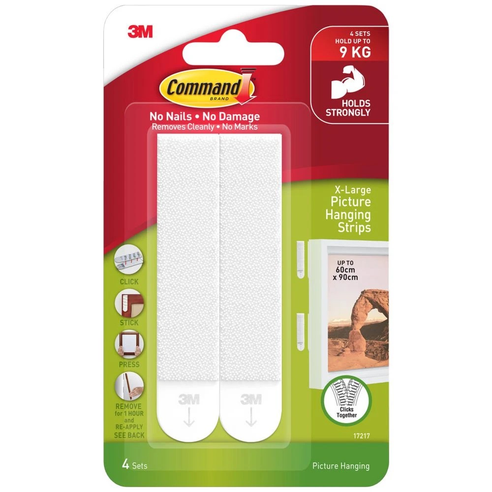 1 3M Command XL Picture Hanging Strips, 1 of 1