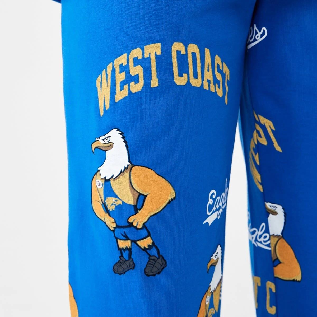 5 Official AFL Kids Pyjama Set West Coast, 5 of 9