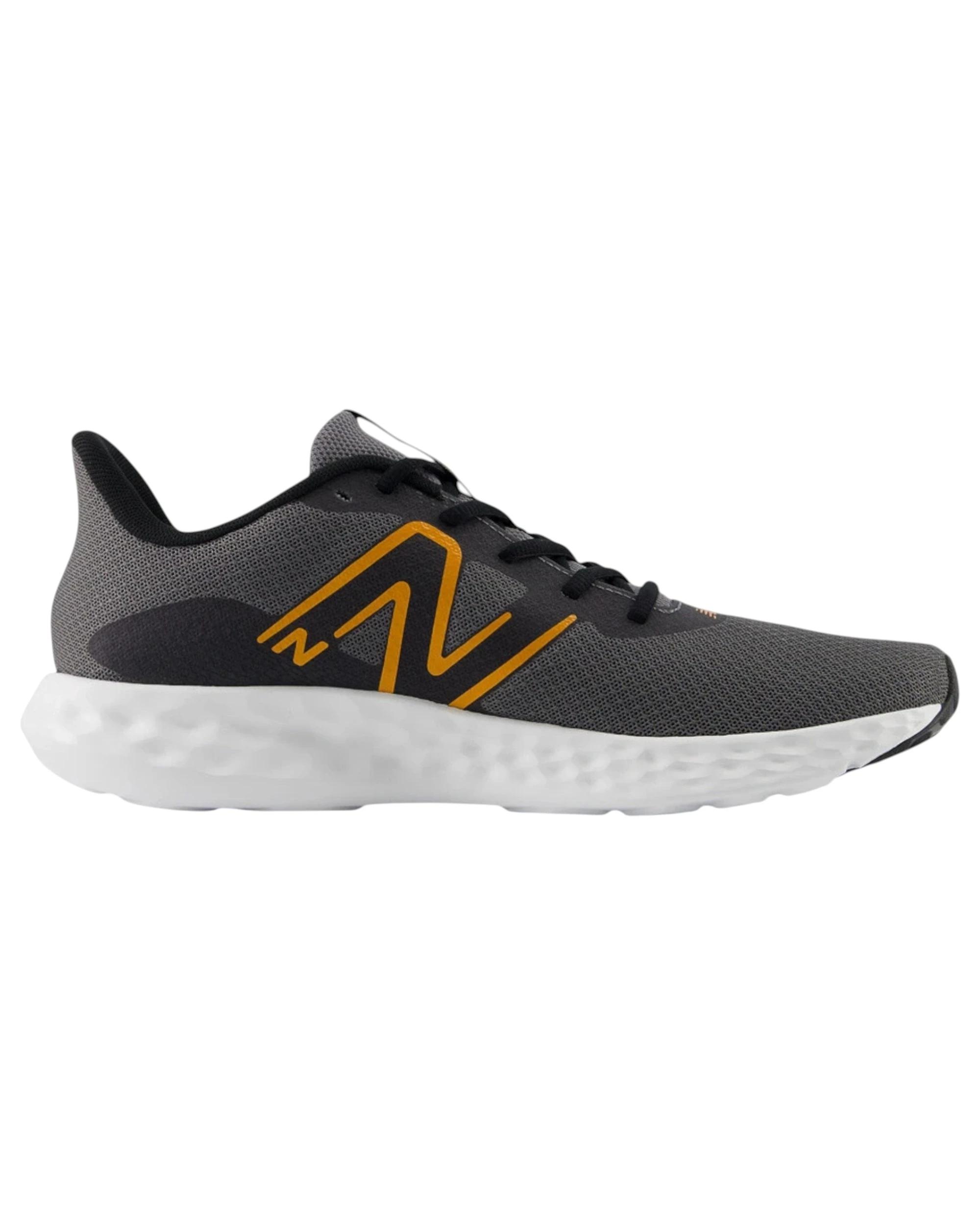 1 New Balance Mens 411 Athletic Shoes GREY/ORANGE, 1 of 5