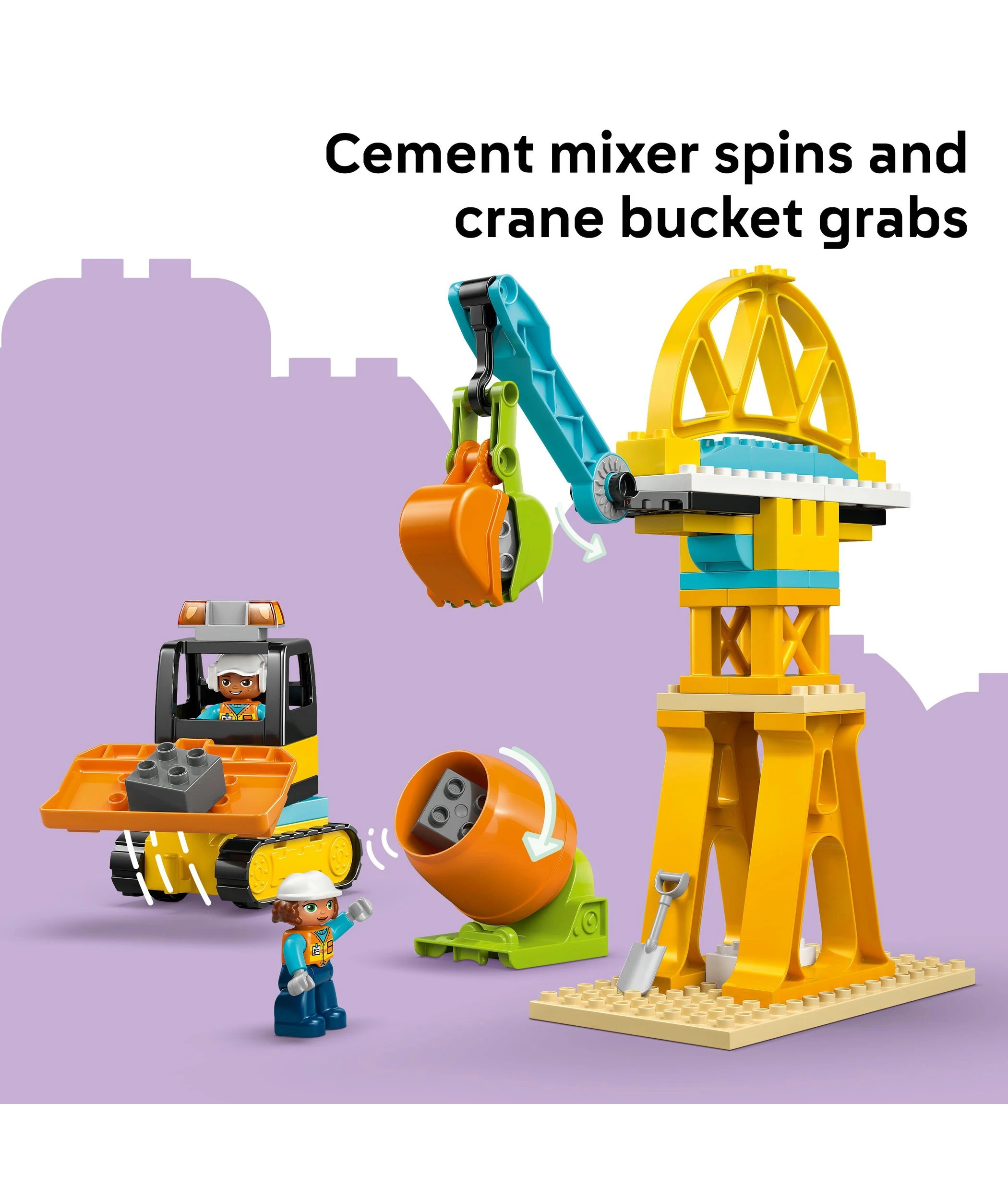 6 LEGO DUPLO Town 3 in 1 Construction Site and Vehicles 10476, 6 of 10