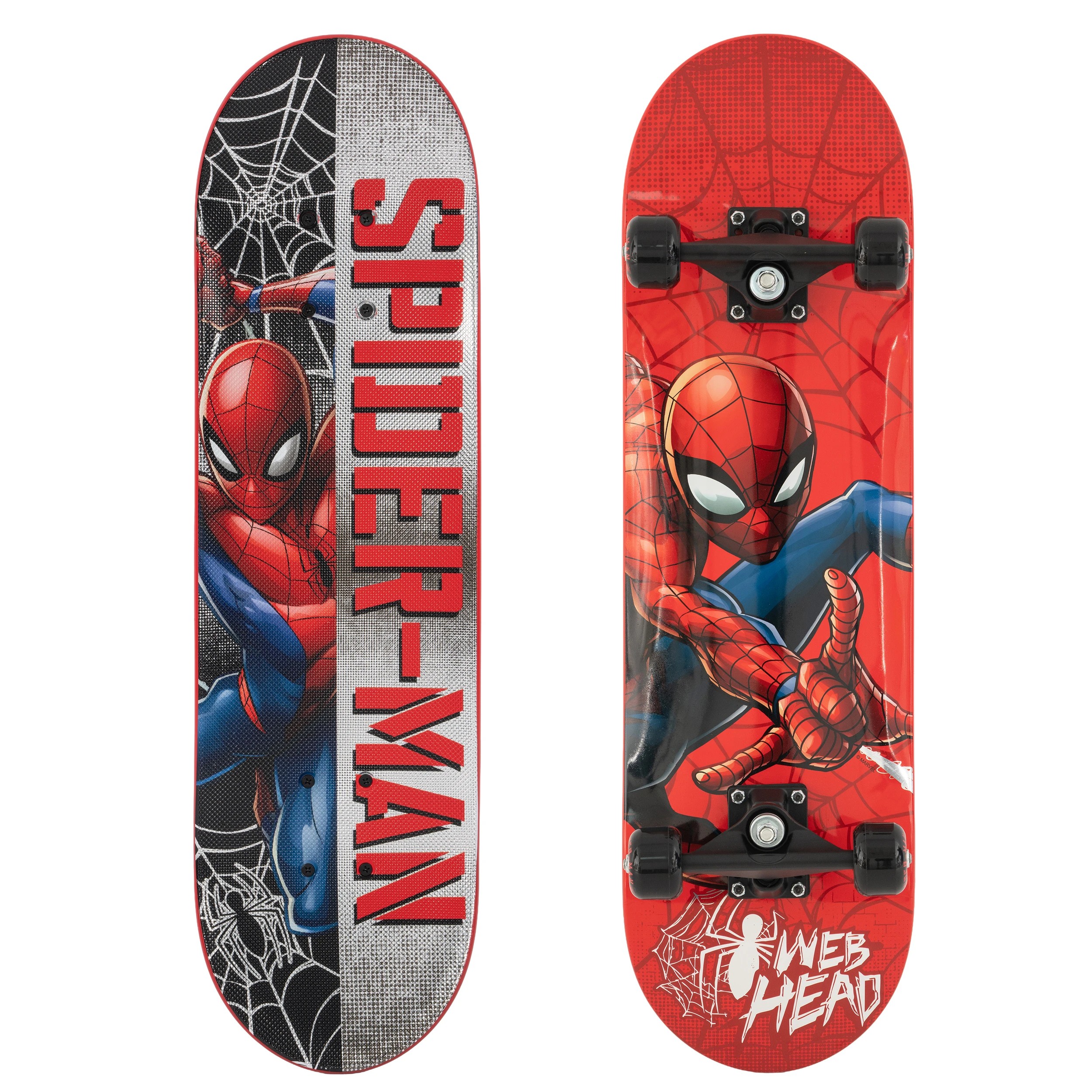 1 28in. Spider-Man Inmould Holographic Skateboard, 1 of 3