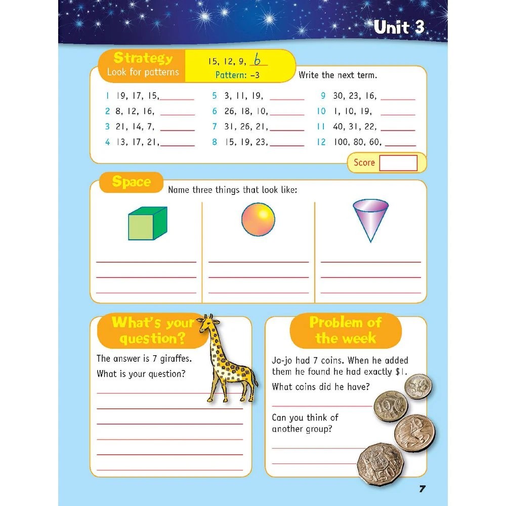 10 Targeting Mental Maths Student Book Year 3, 10 of 10