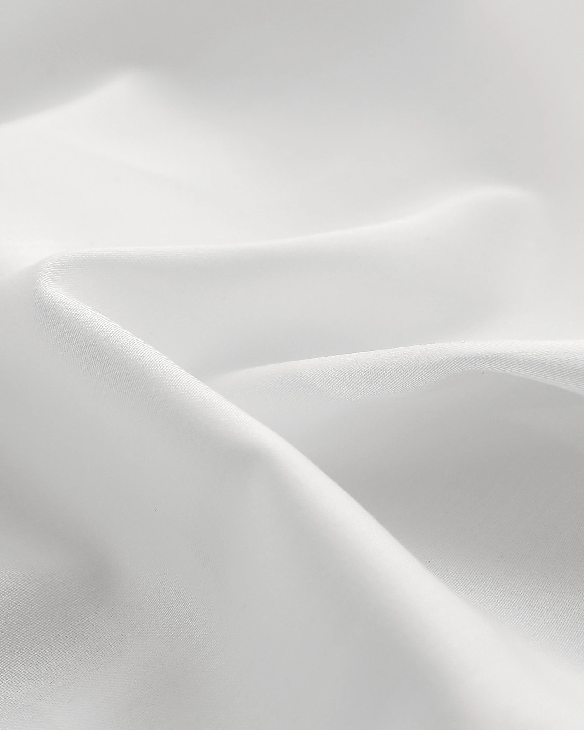 2 Serene 400TC Bamboo Cotton Sateen Fitted Sheet Set - Single Bed - White, 2 of 5