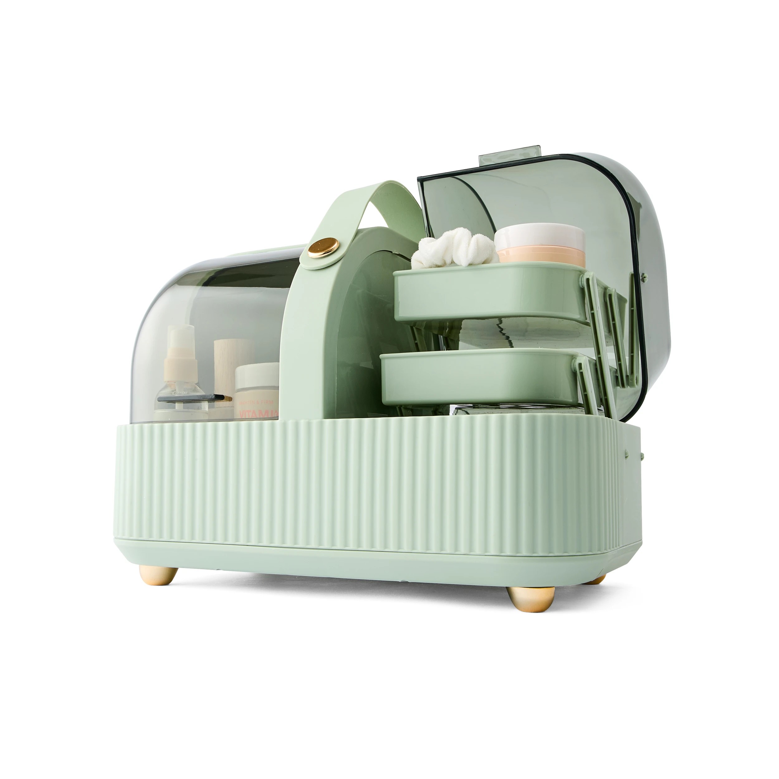 1 Cosmetic Caddy with Handle, 1 of 11