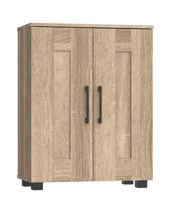 Alpine Bay Montreal 2 Door Cupboard Storage Cabinet Lowline - Natural