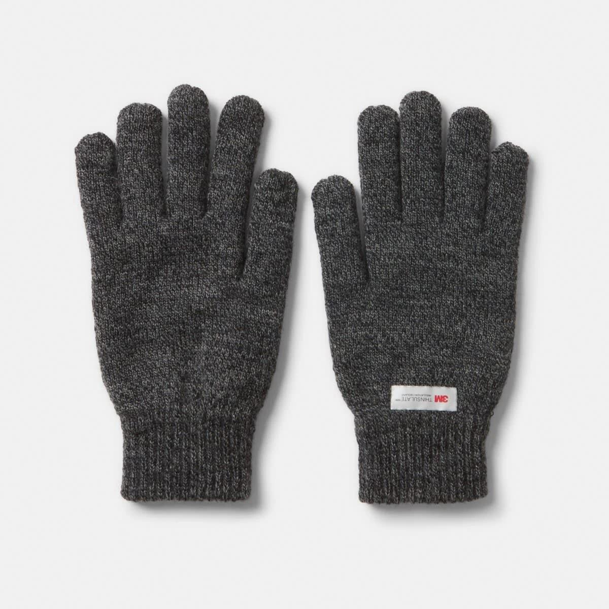 1 Thinsulate Gloves Grey Marle, 1 of 4