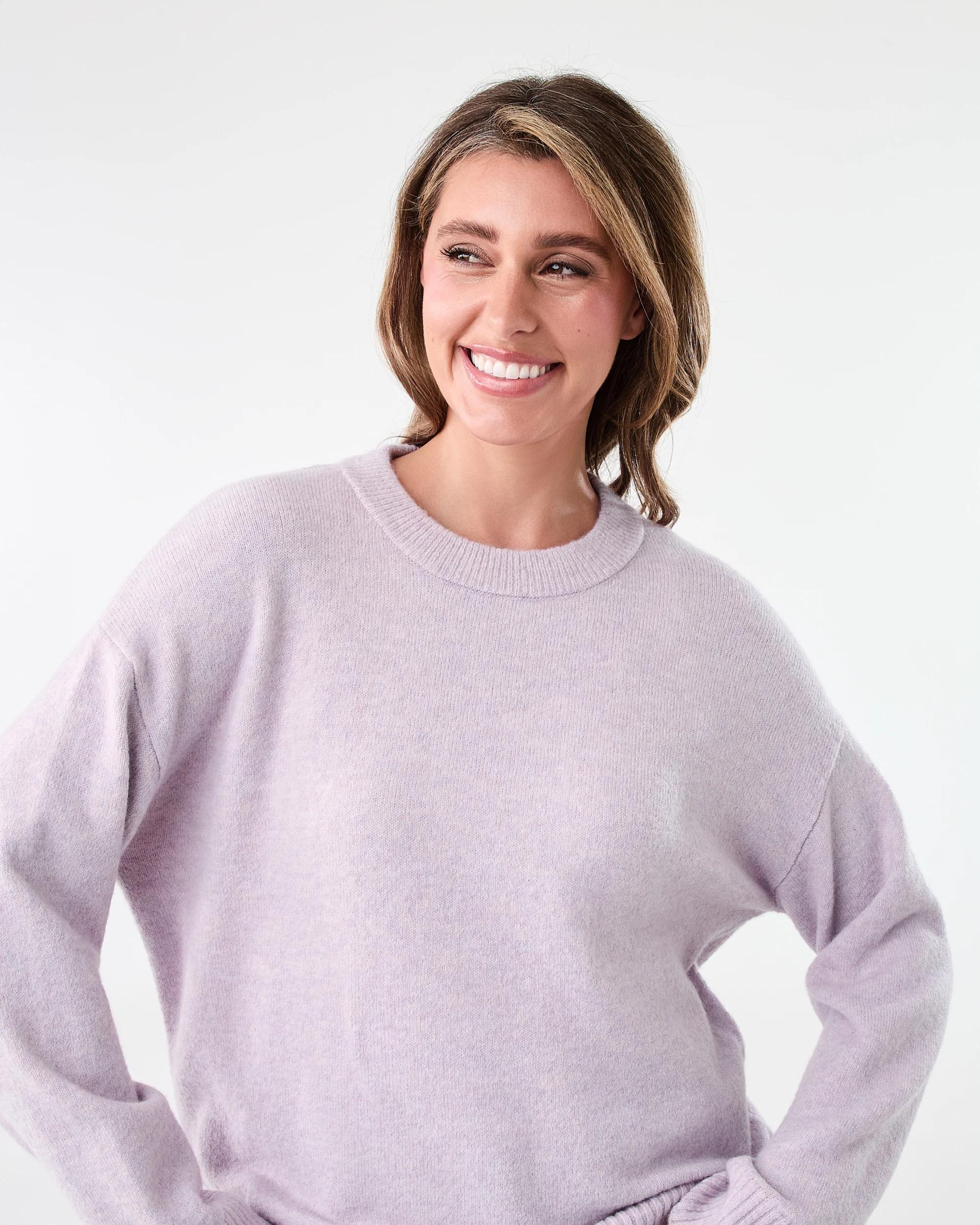 4 Relaxed Jumper Soft Prpl, 4 of 6
