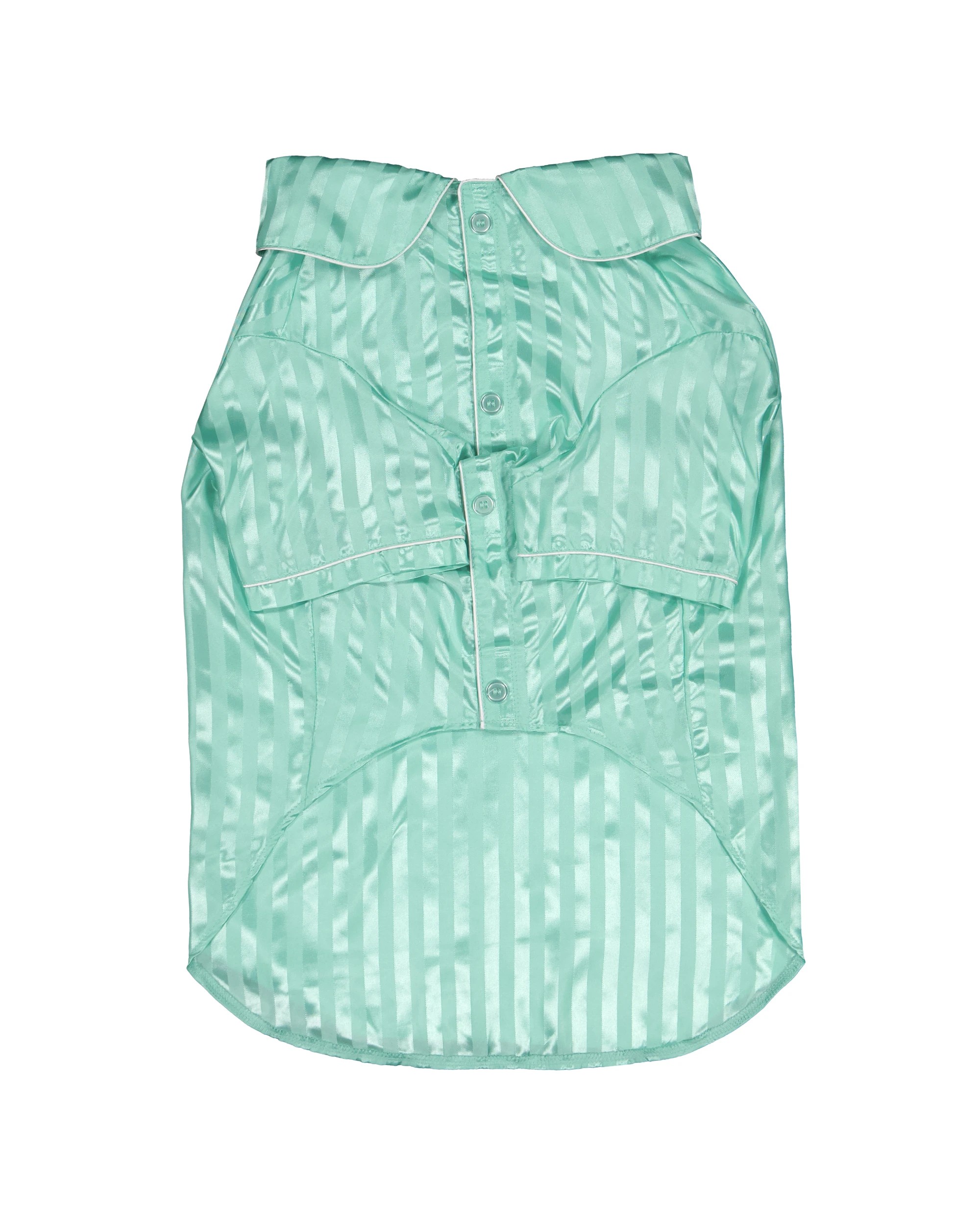 6 Pet Satin Pyjamas - Extra Extra Large, Aqua, 6 of 9