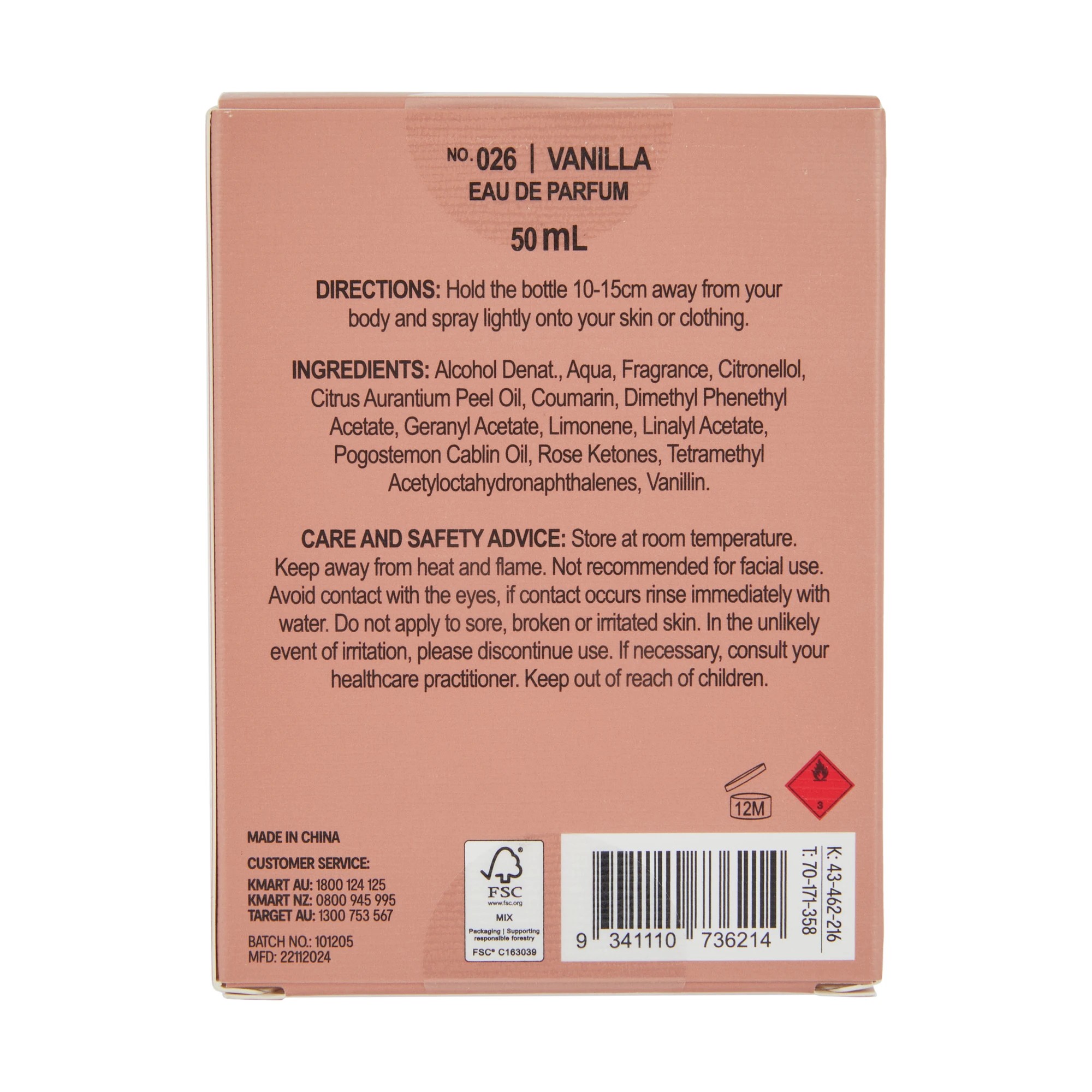 6 OXX Fragrance No. 026 Vanilla Eau De Parfum 50ml - Jasmine, Vanilla and Musk, 6 of 7