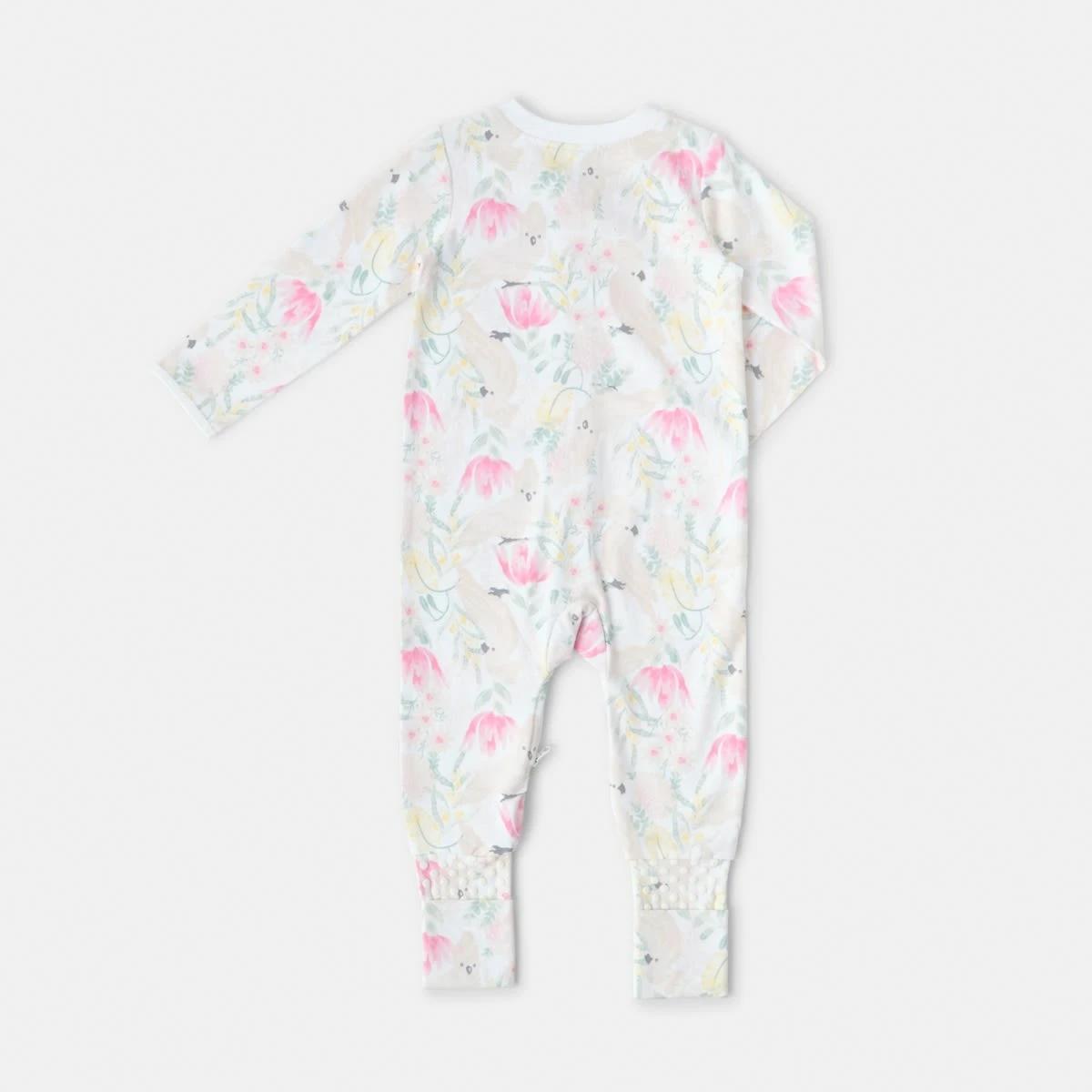 2 Turn Cuff Coverall Aus Floral, 2 of 3