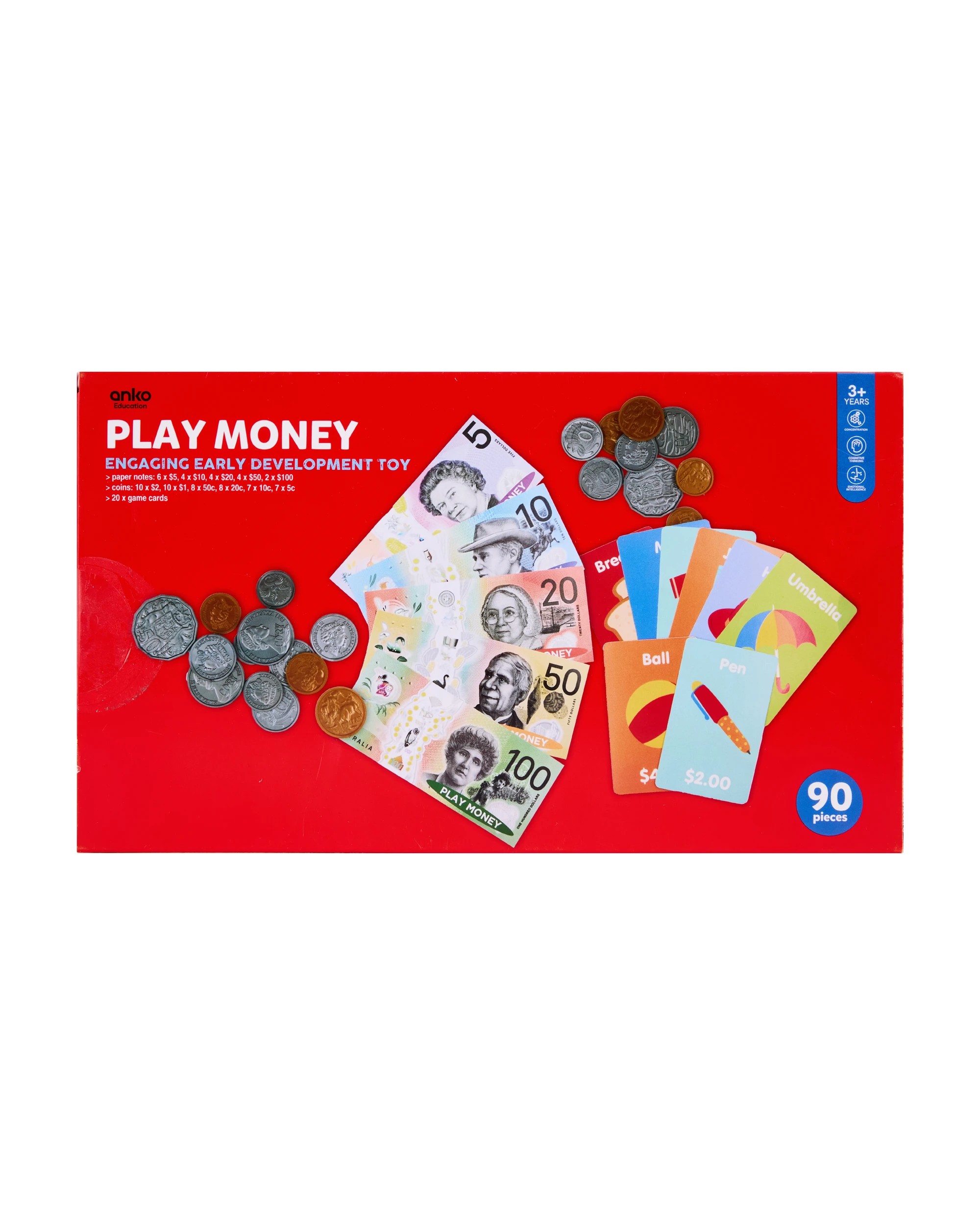 4 90 Piece Play Money: Engaging Early Development Toy, 4 of 4