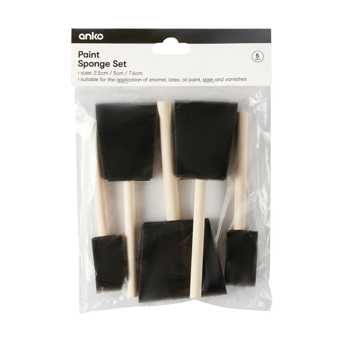 8 5 Pack Paint Sponge Set, 8 of 8