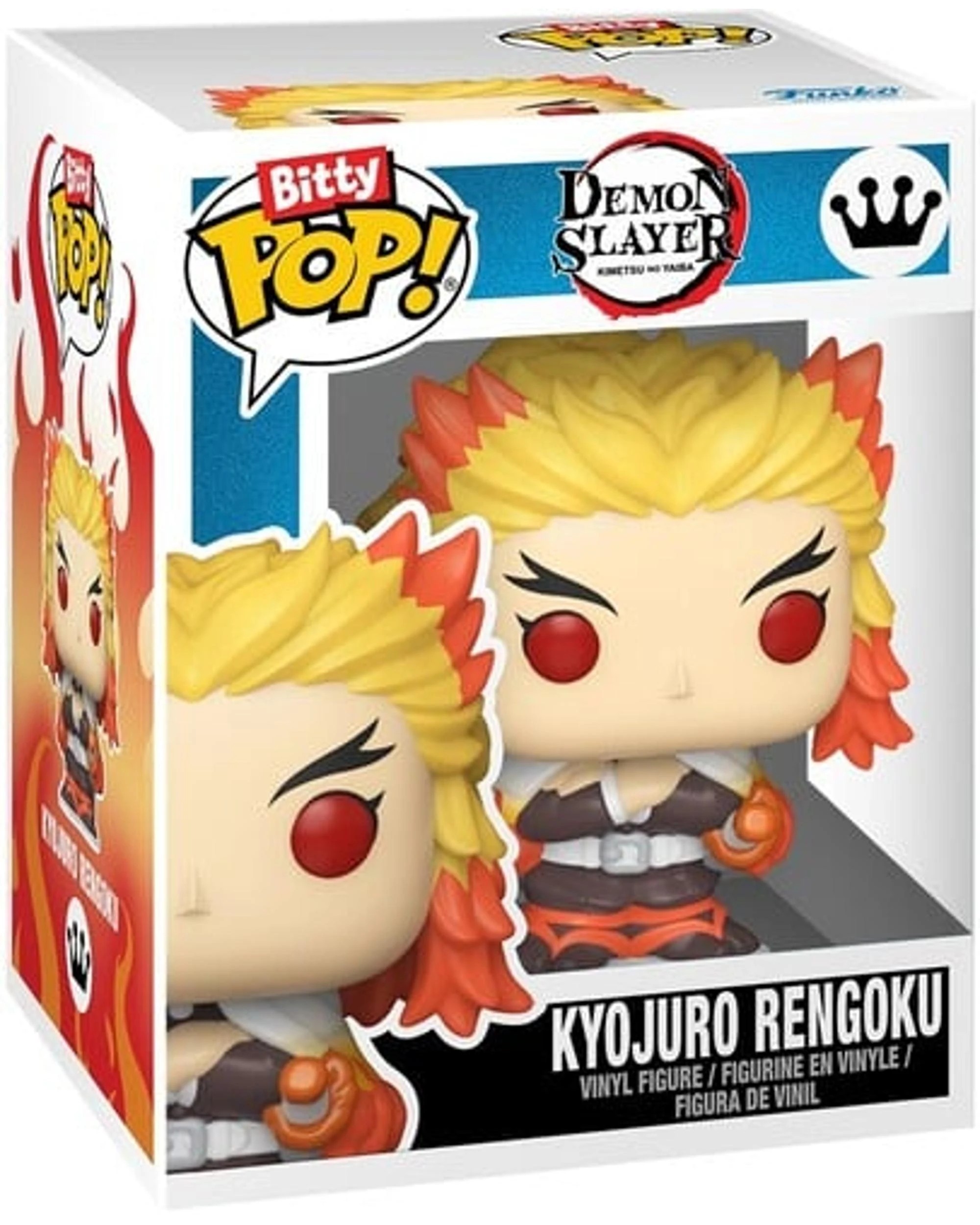 5 Demon Slayer Inosuke Hashibira, Kyojuro Rengoku, Genya Shinazugawa and Mystery Funko Bitty POP! Vinyl 4 Pack, 5 of 7