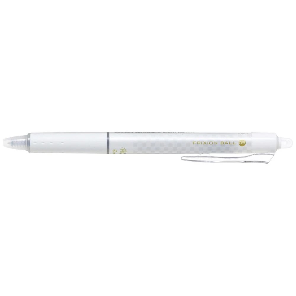 1 PILOT Frixion Design Erasable Gel Pen 0.5mm White Barrel, 1 of 2