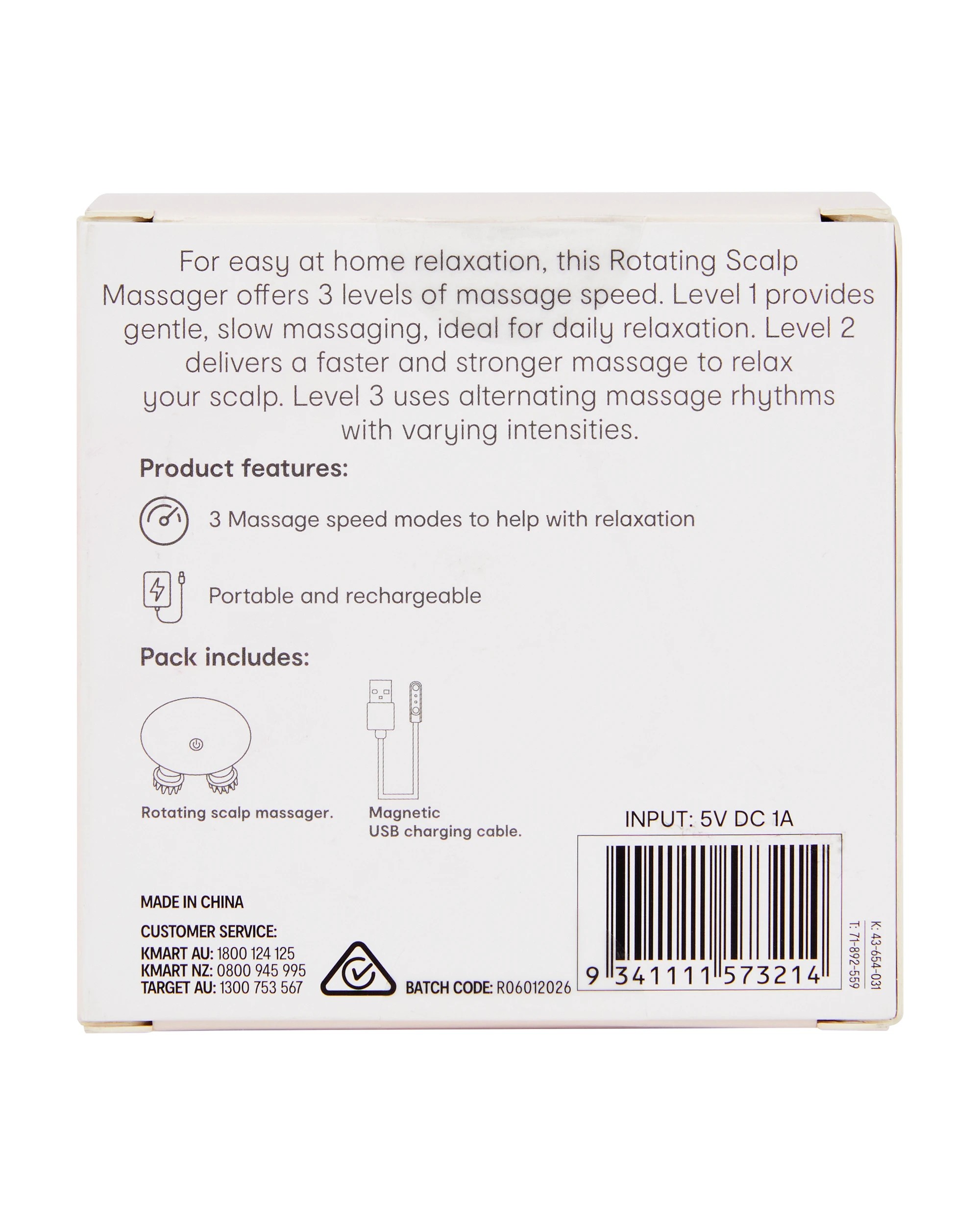 8 OXX Haircare Rotating Scalp Massager, 8 of 8