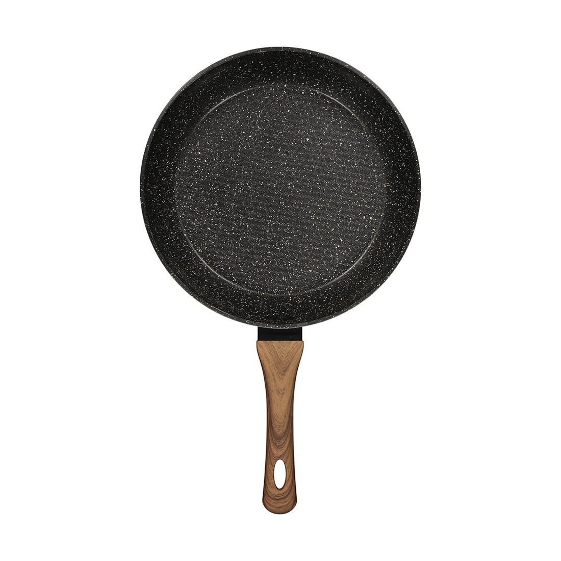 3 28cm Aluminium 4 Layer Non-Stick Frypan - Wood Look, 3 of 4
