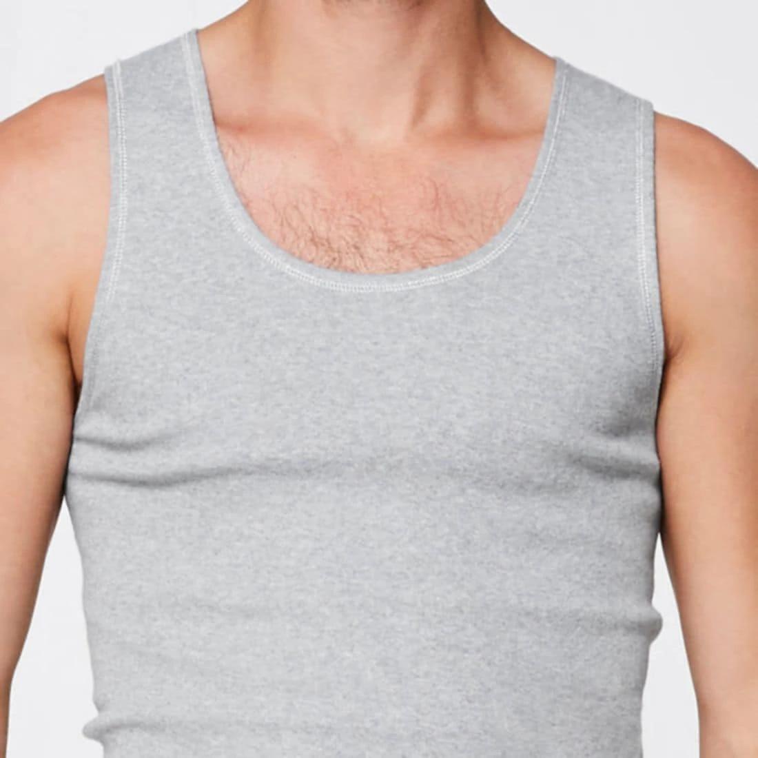 3 Maxx Athletic Singlet GREY MARLE, 3 of 5