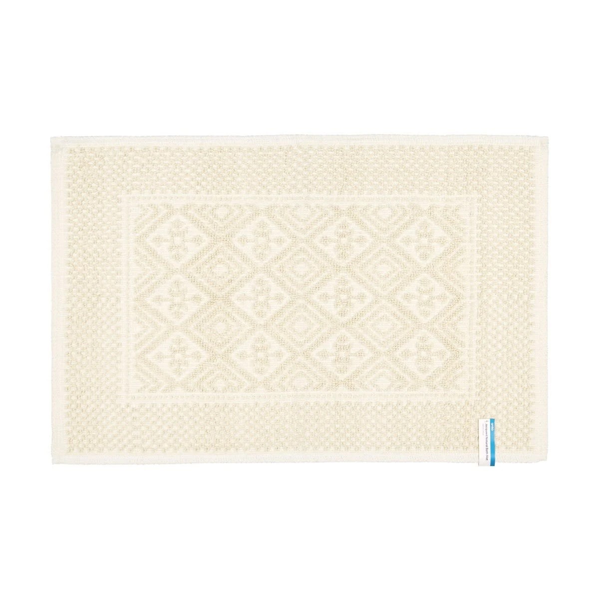 5 Jacquard Bath Mat - Natural, 5 of 5